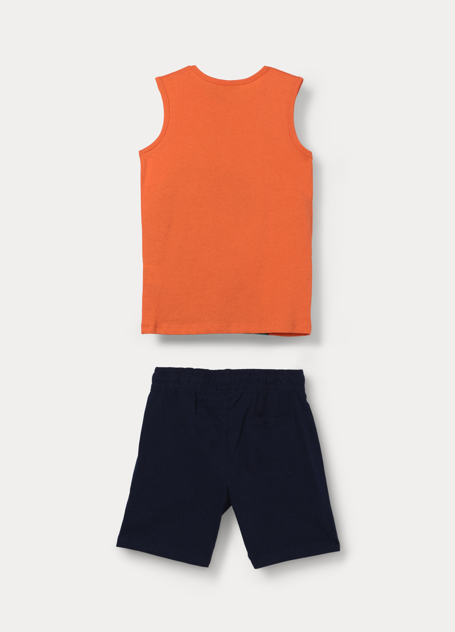 Jogging set in jersey di puro cotone bambino_1