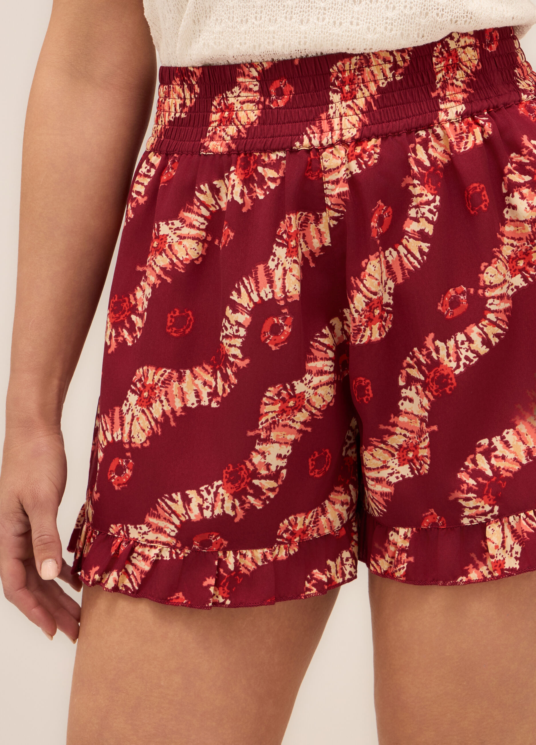 Shorts in american crepe donna_2