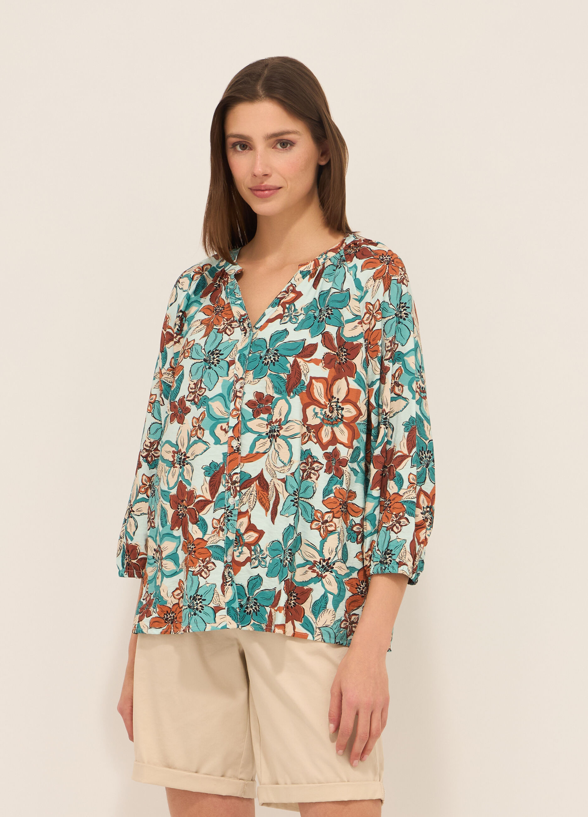 Camicia misto viscosa donna_0