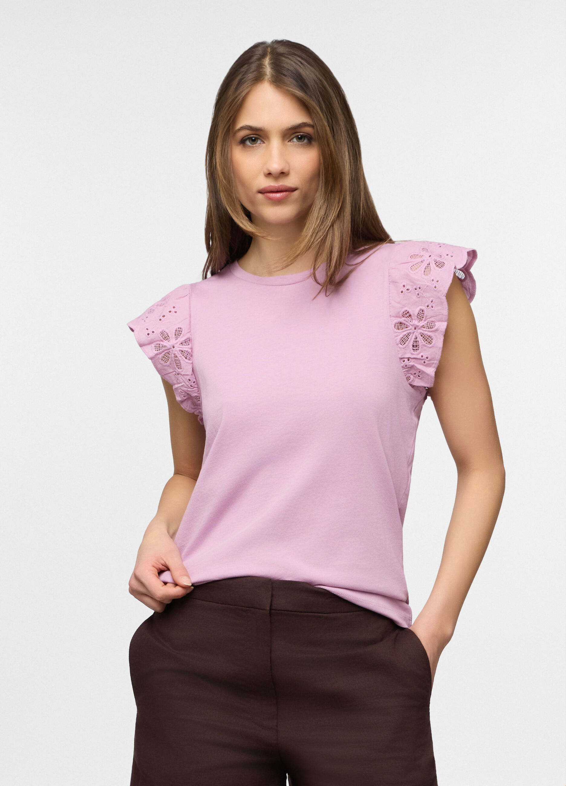 Canotta girocollo donna_0