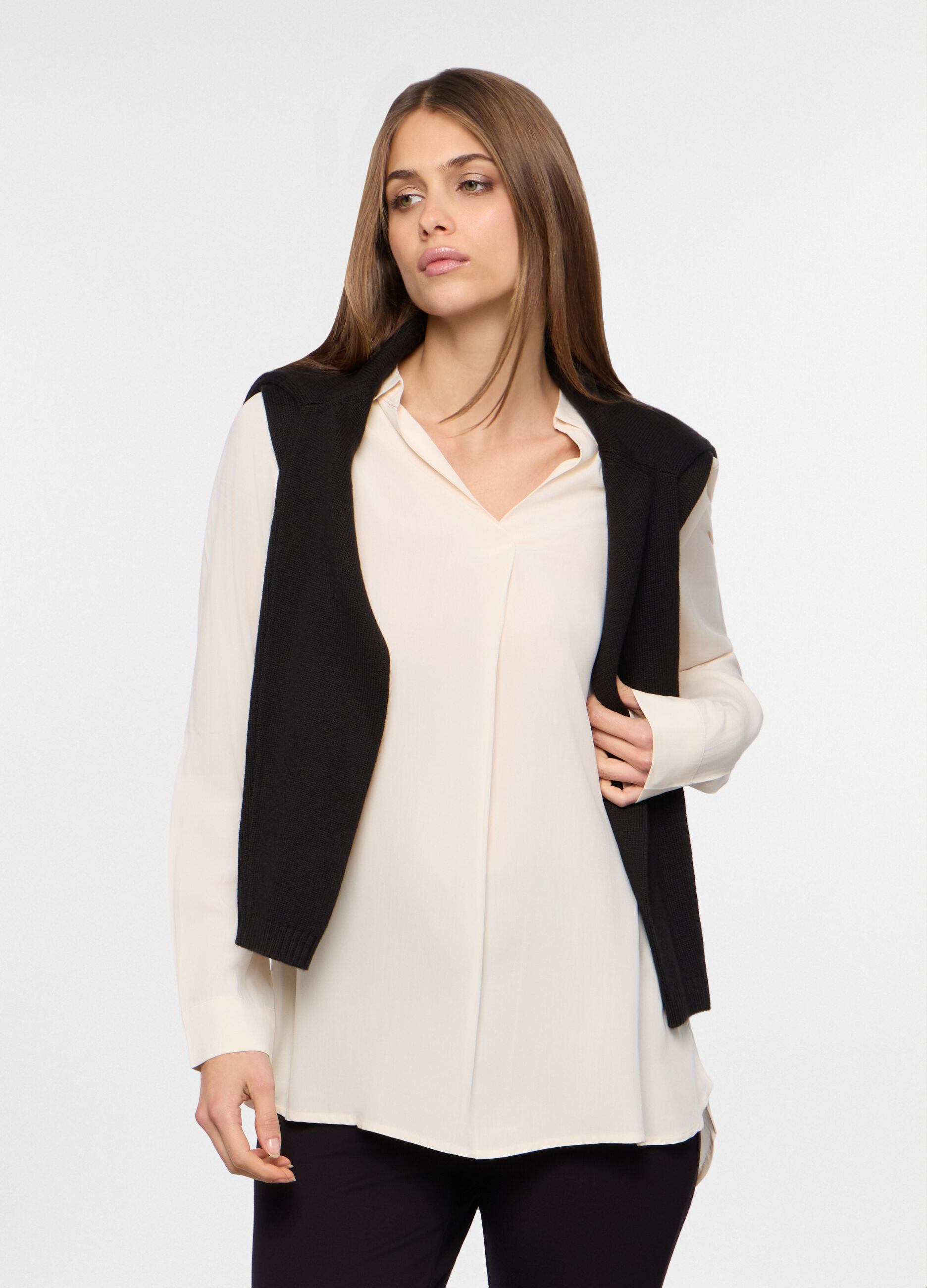 Blusa in pura viscosa donna_0