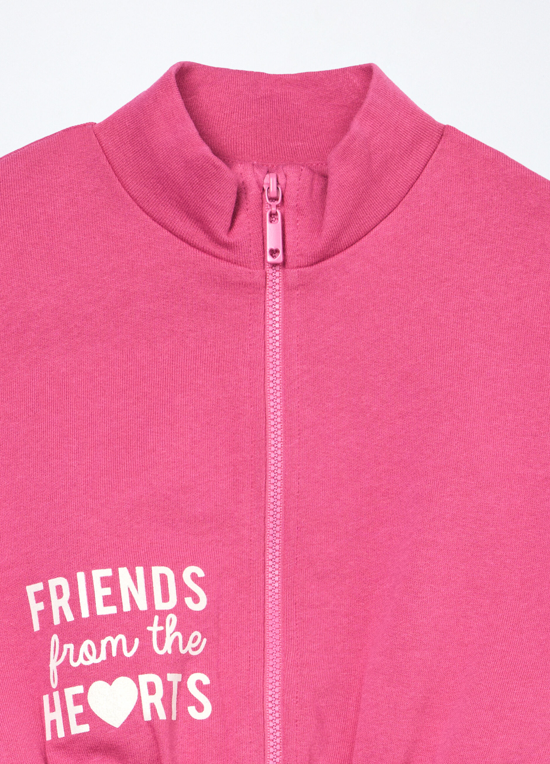 Jogging set in french terry di puro cotone neonata_2