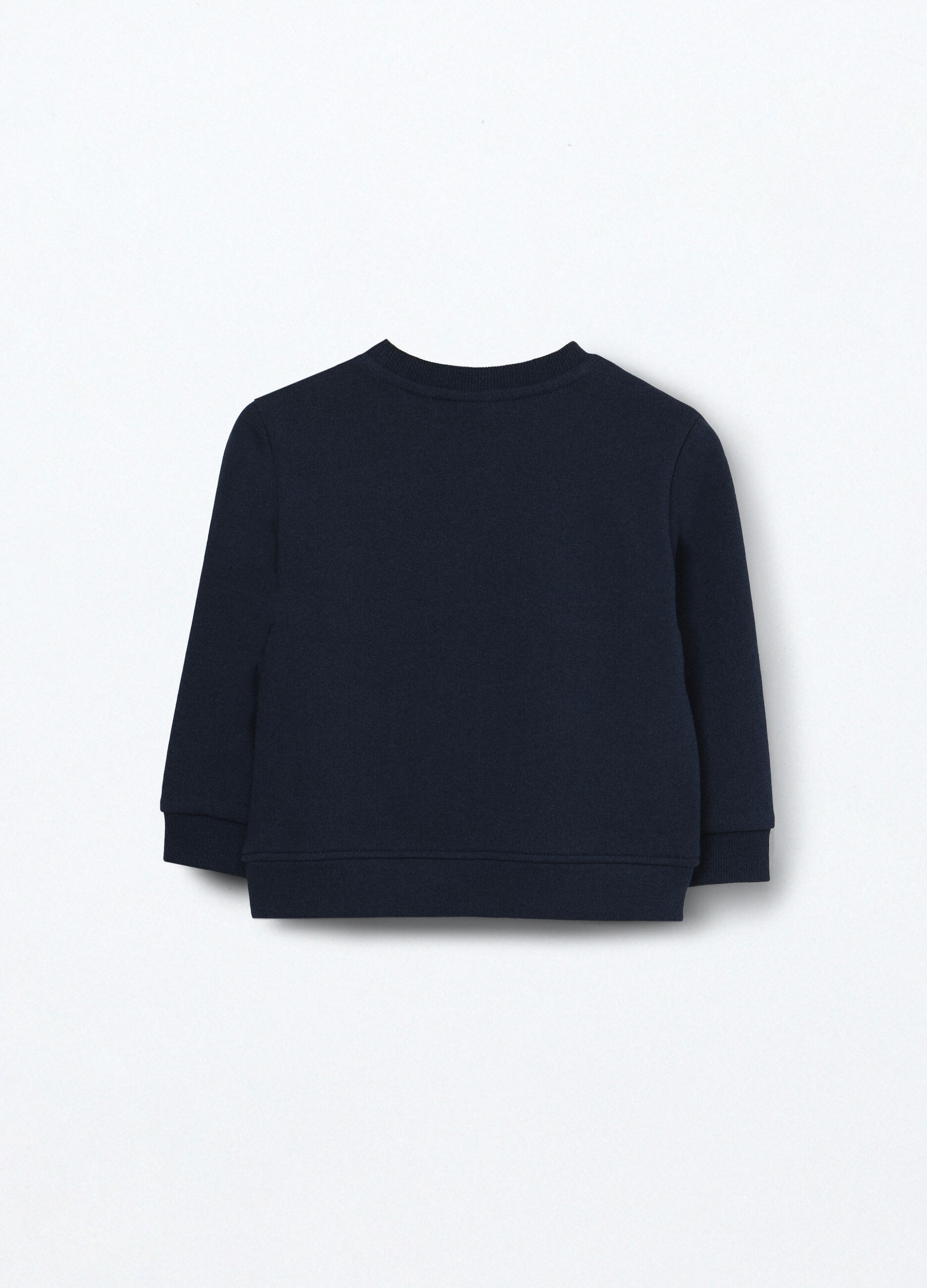Felpa in french terry di puro cotone neonato_1