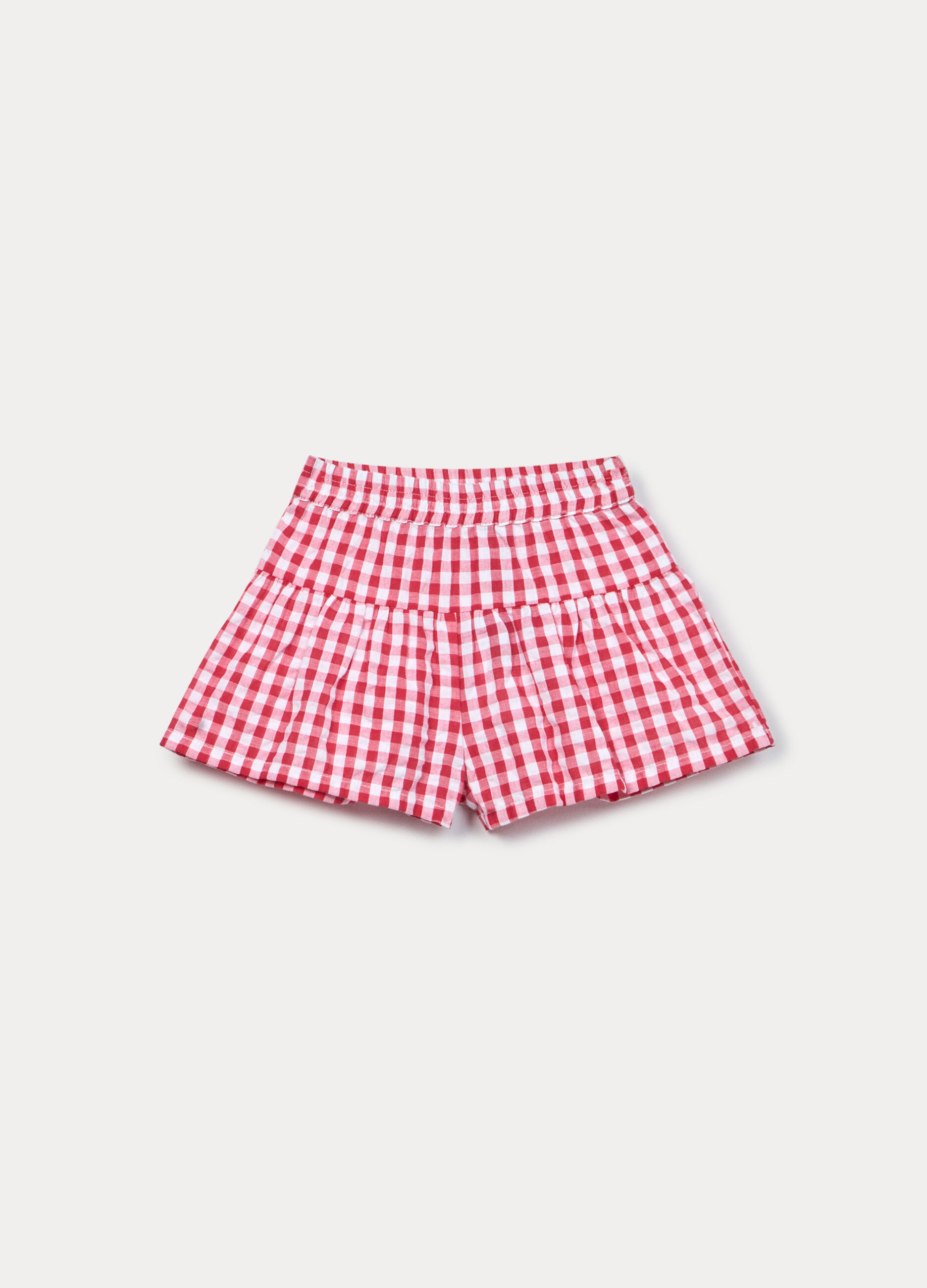 Shorts in puro cotone seersucker bimba_0