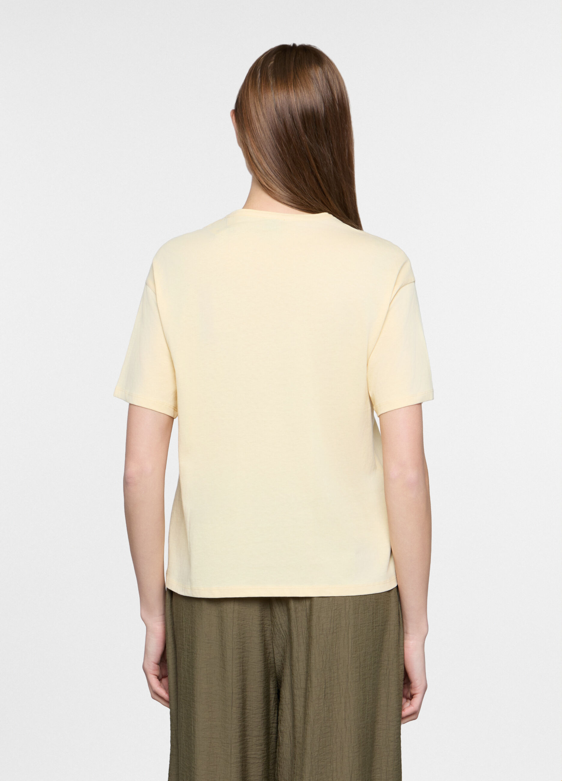 T-shirt girocollo donna _1