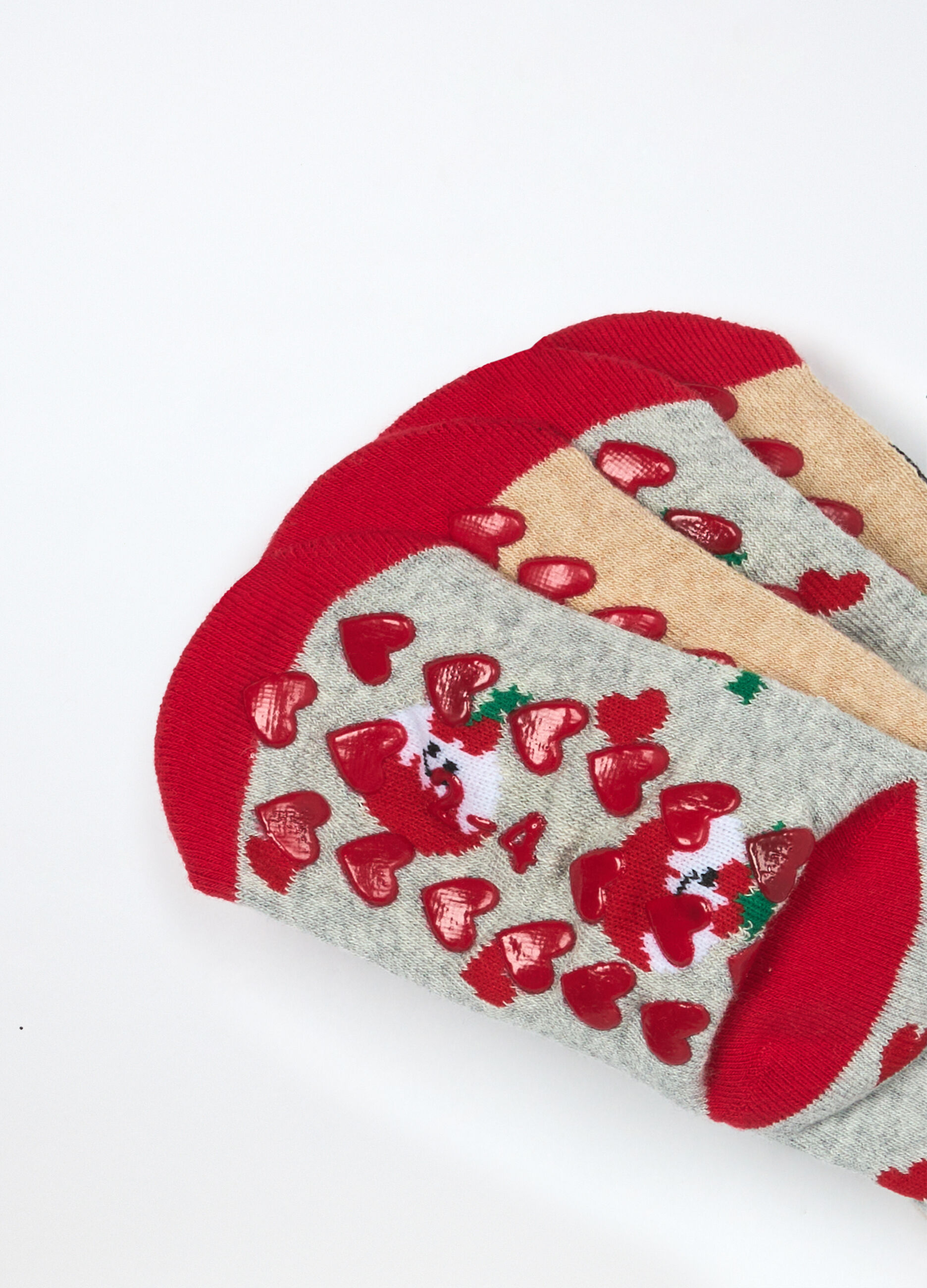 Pack 2 calze antiscivolo in spugna bambina_2