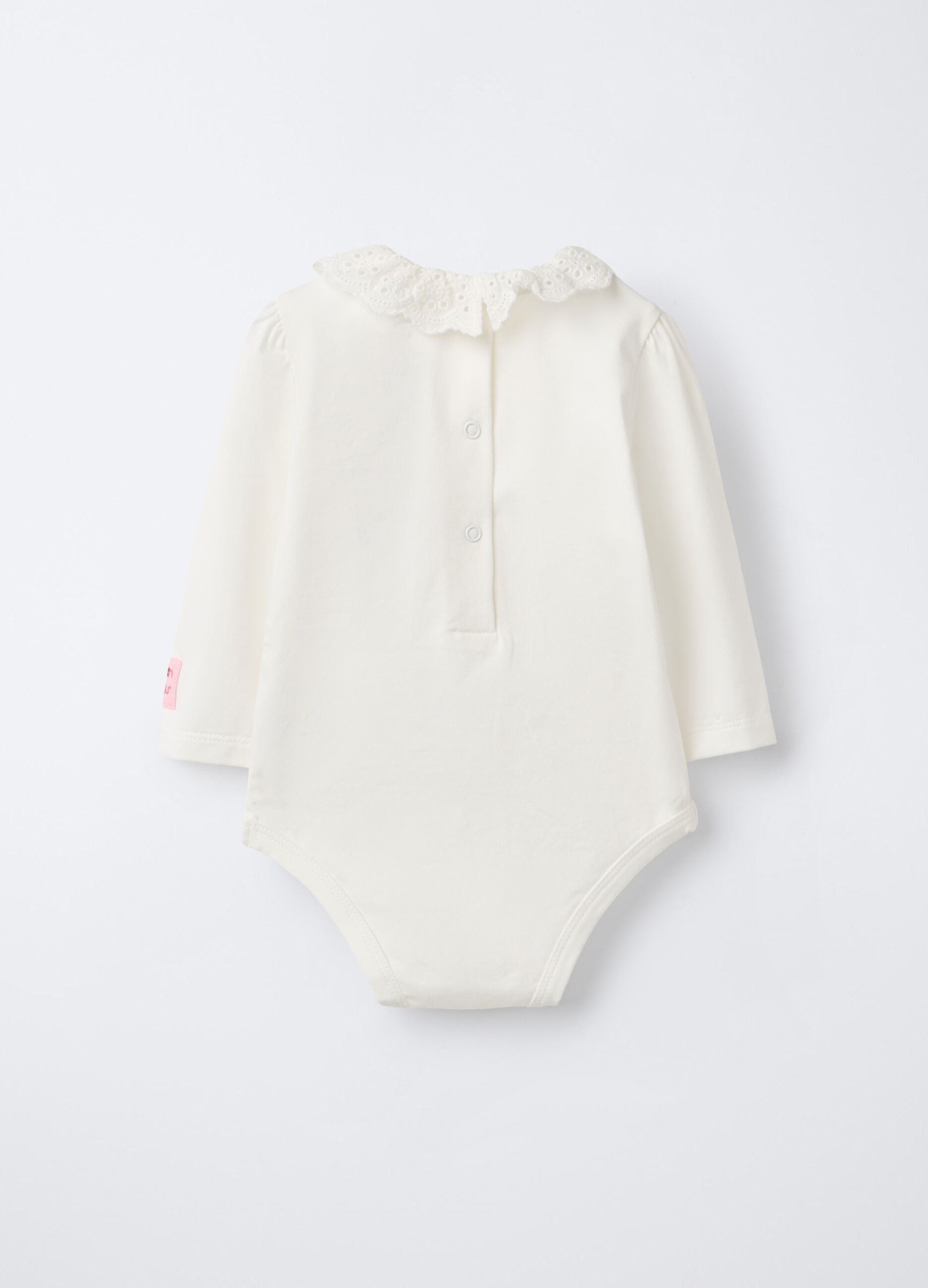 Body in jersey di cotone stretch neonata_1