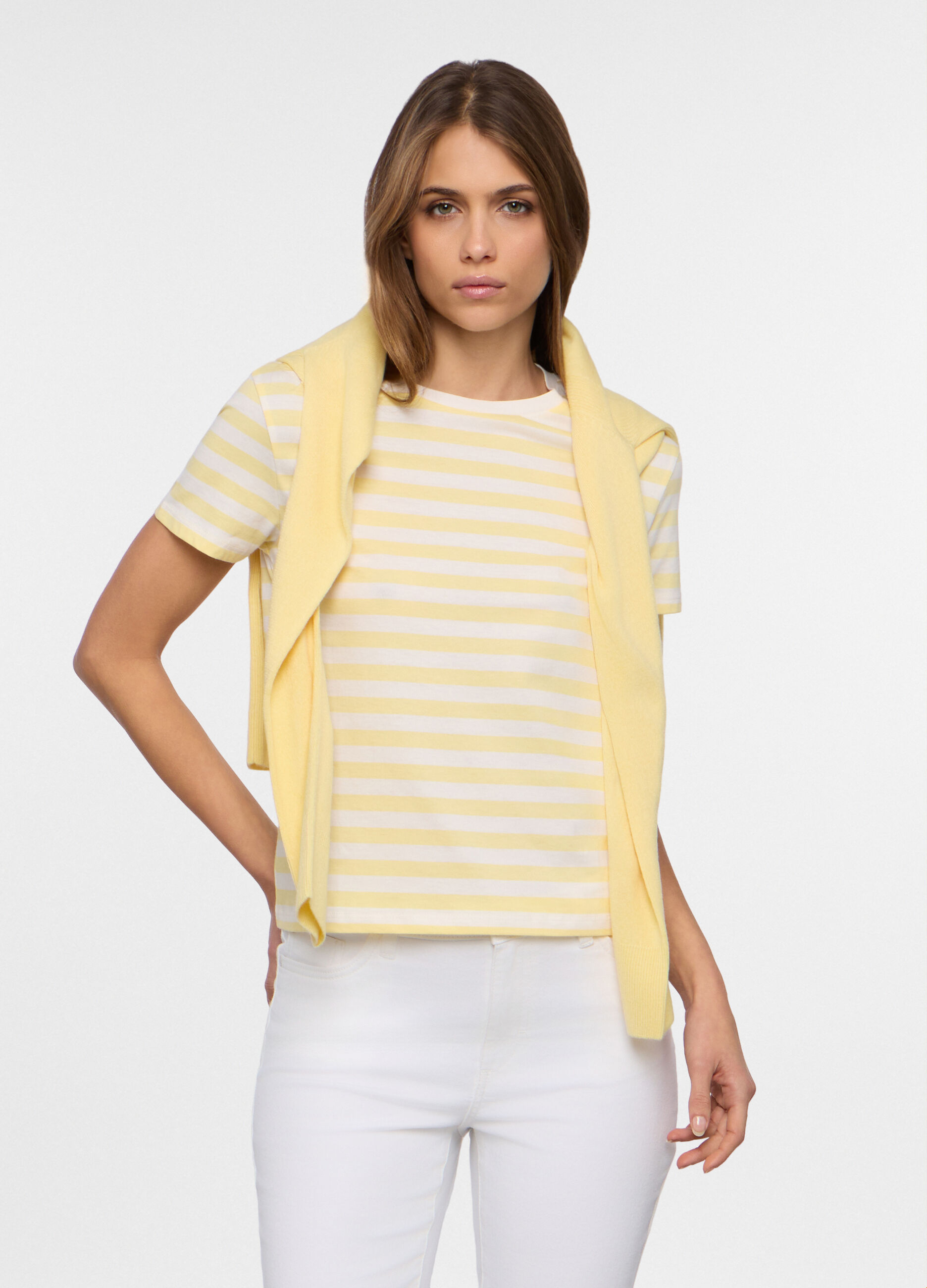 T-shirt girocollo donna_0