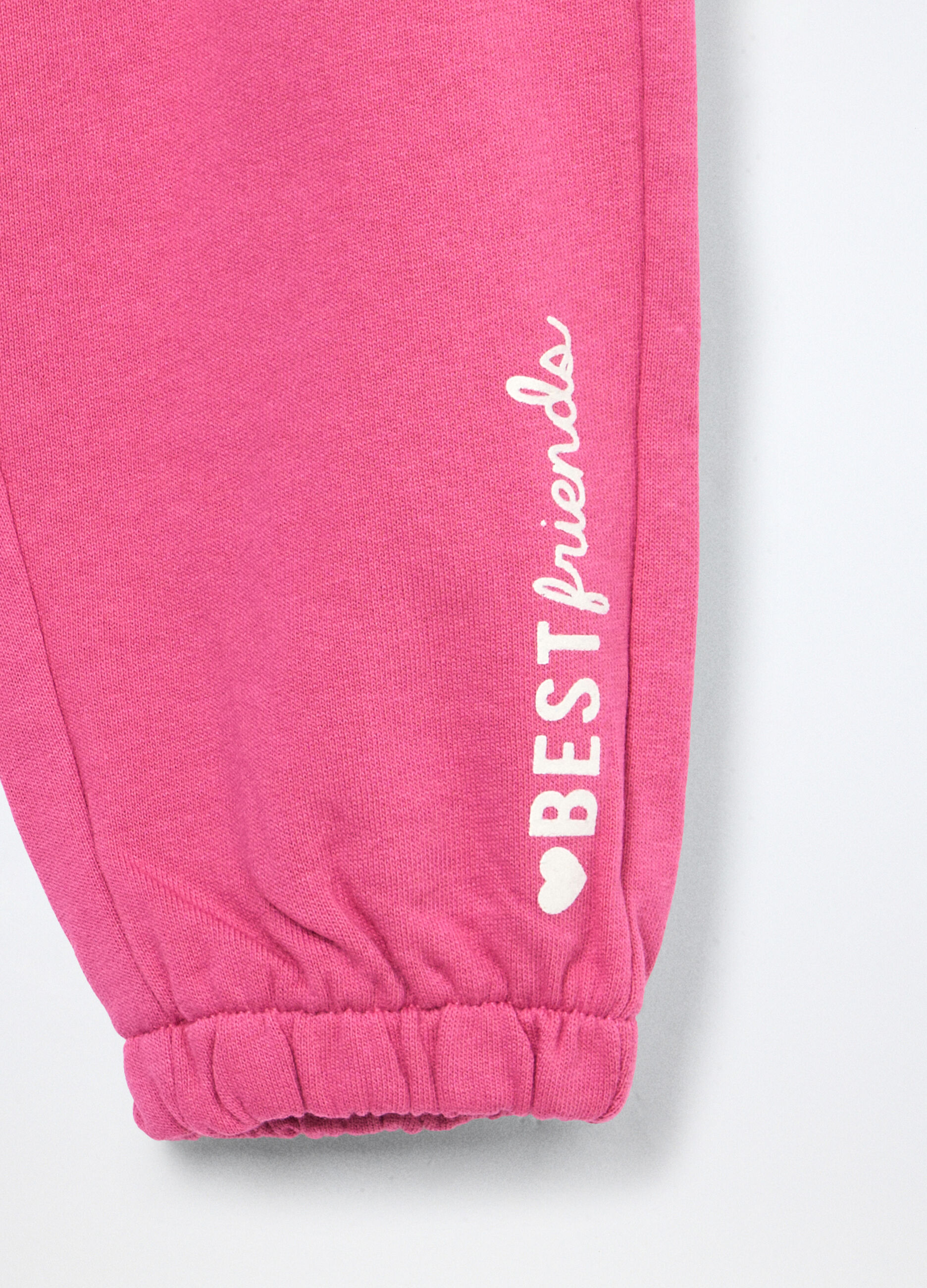 Jogging set in french terry di puro cotone neonata_3