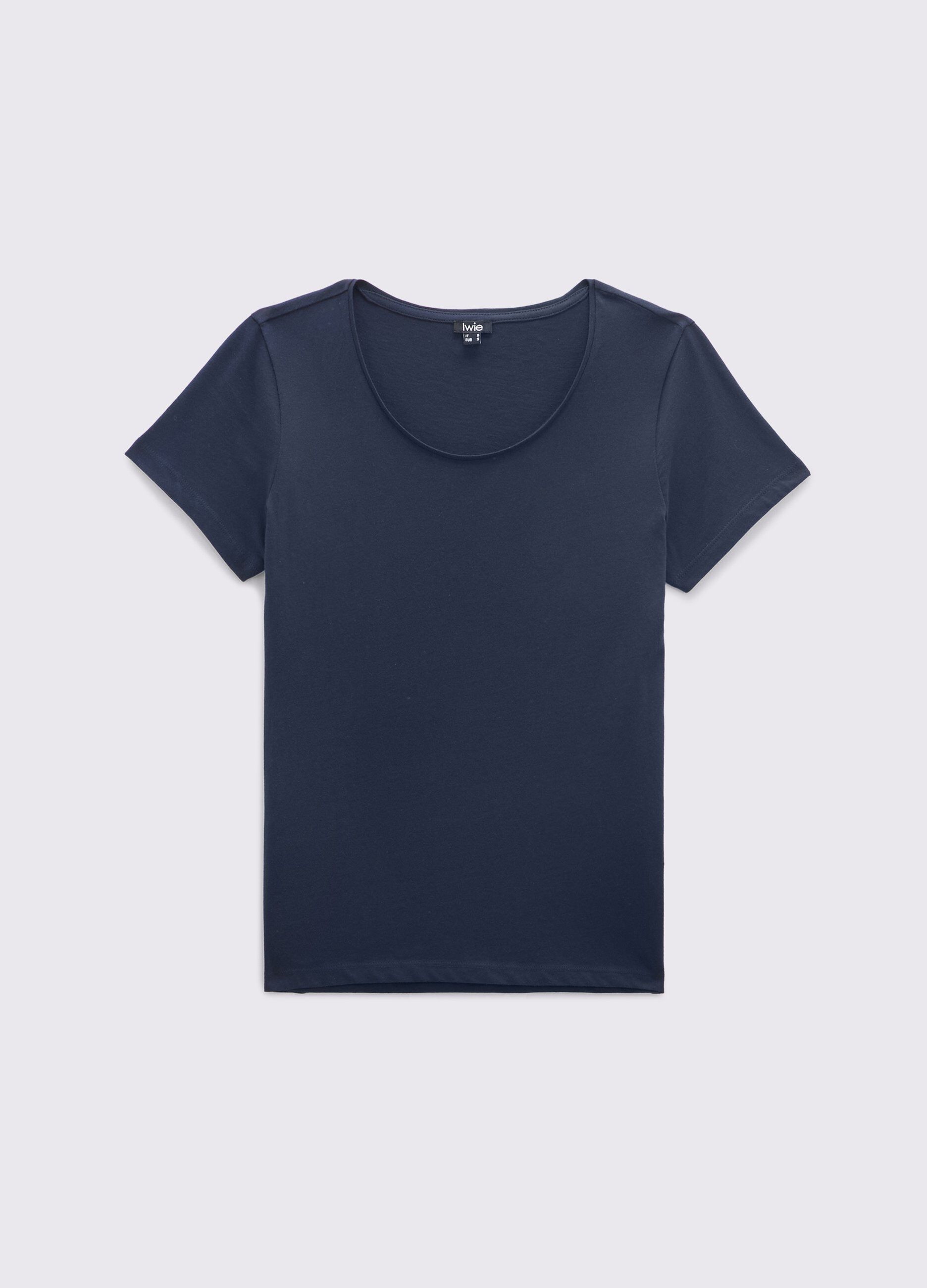 T-shirt in puro cotone donna_0
