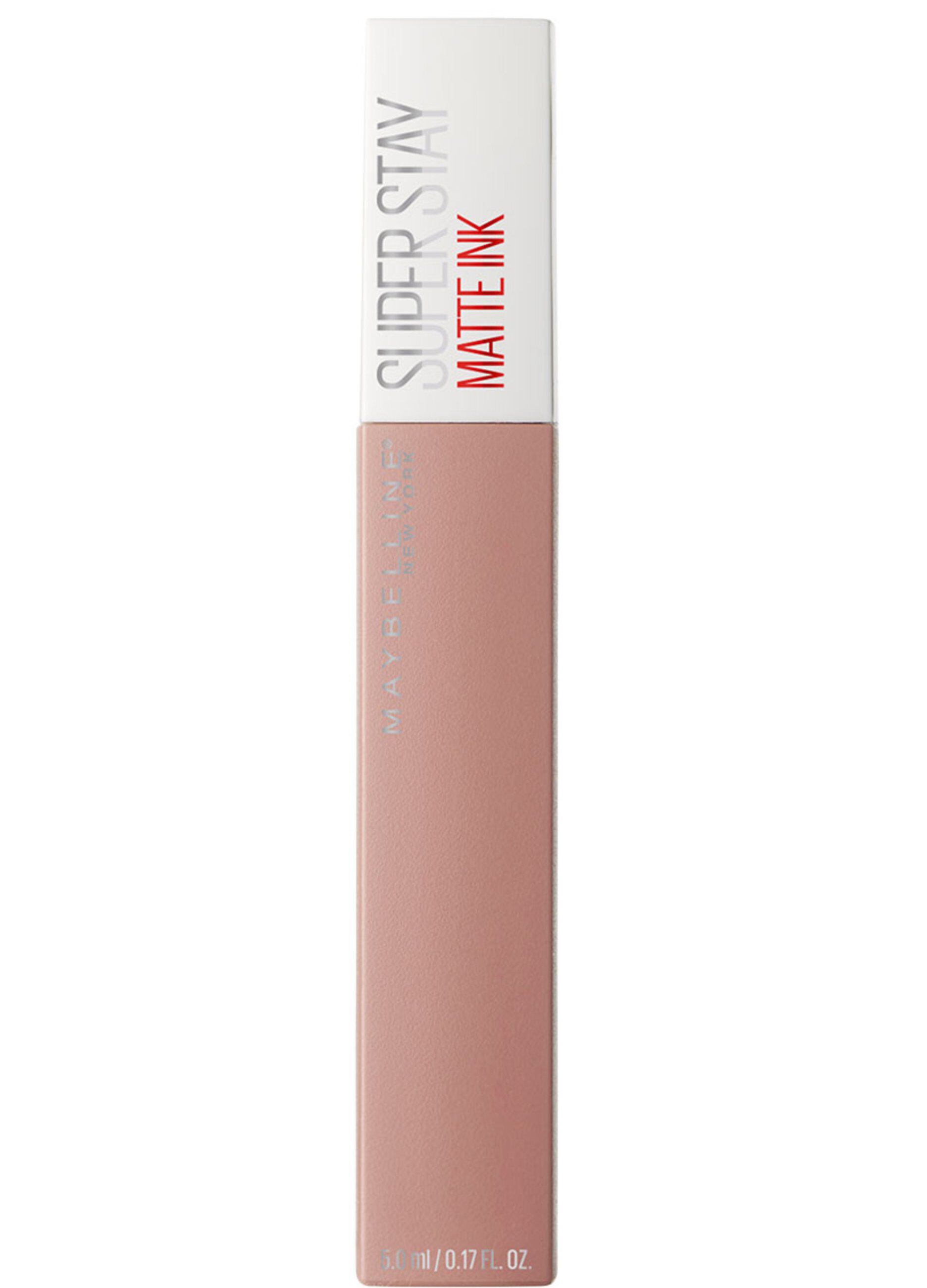 Maybelline New York Tinta Labbra SuperStay Matte Ink, Rossetto Matte Liquido a Lunga Tenuta, Loyalist (05), 5 ml.