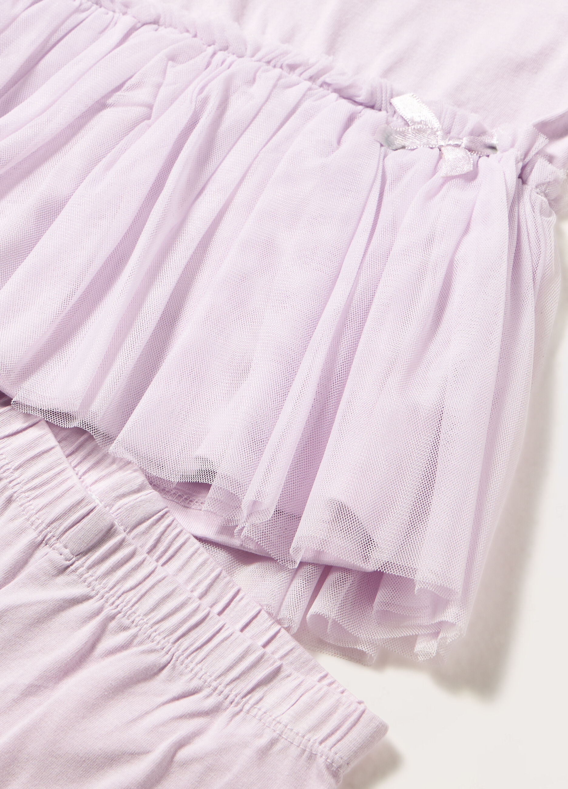 Jogging set in jersey di cotone stretch neonata_1