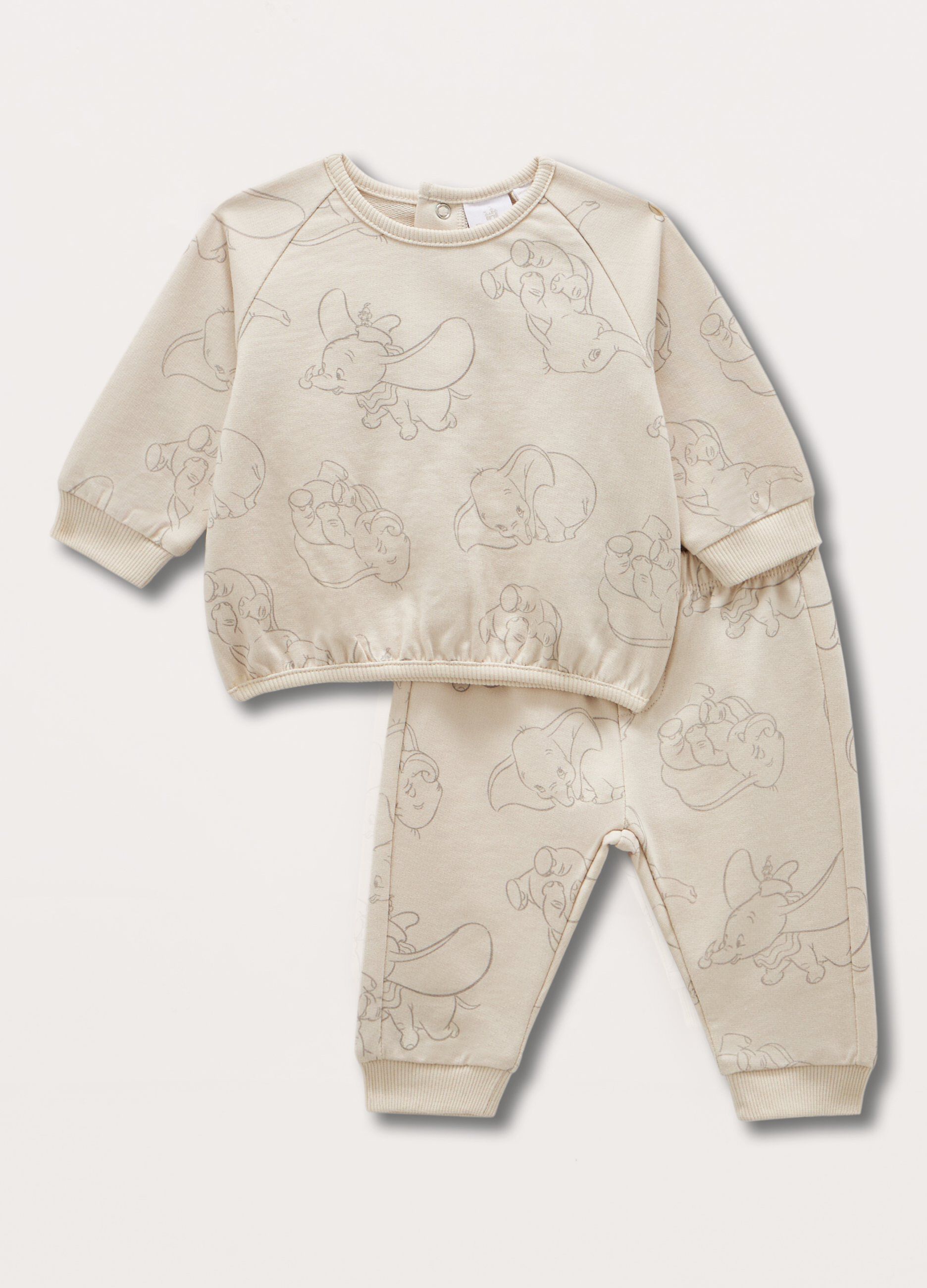 Set in french terry di puro cotone neonato_0