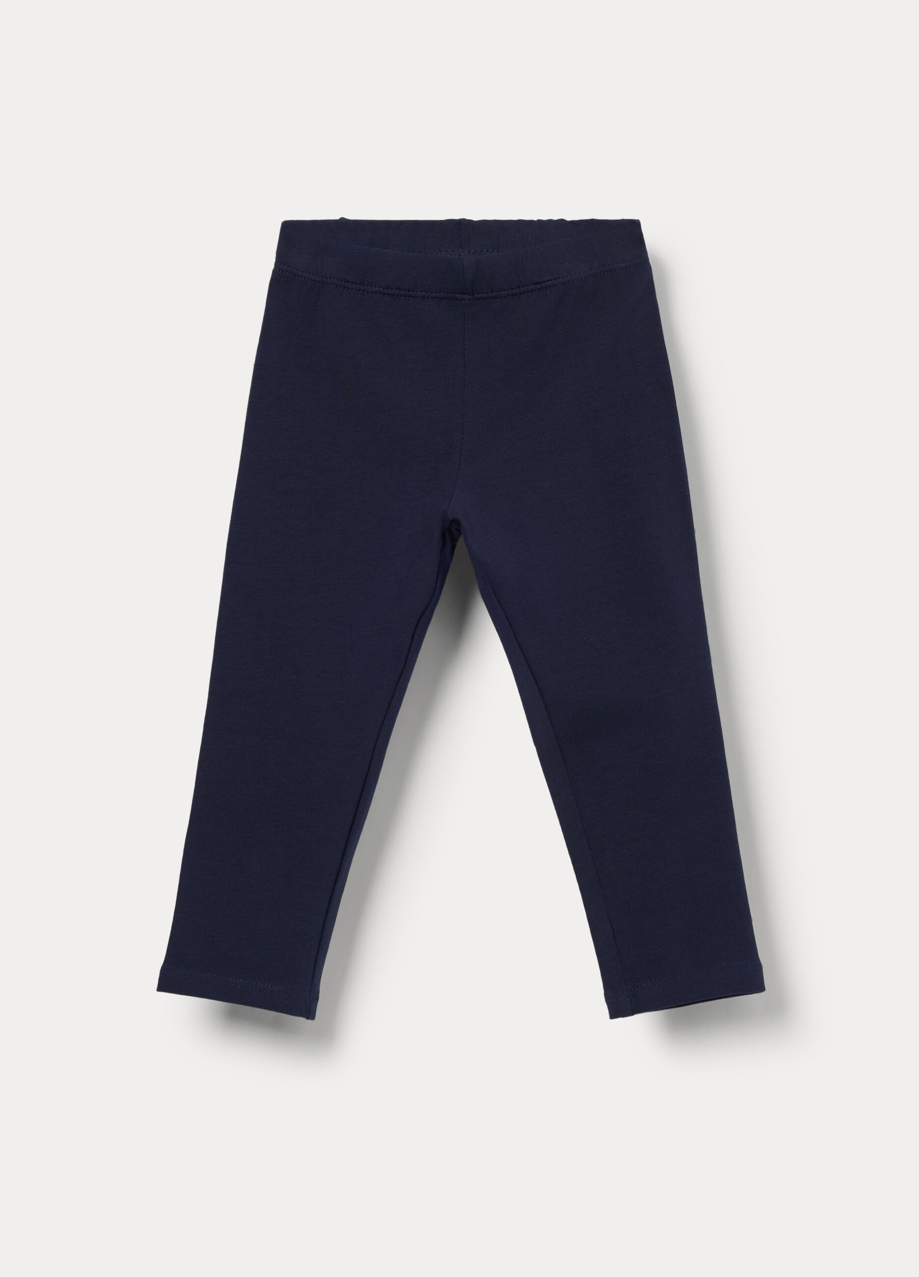 Leggings in jersey di cotone stretch bimba_0