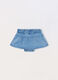 Gonna in french terry denim neonata_0