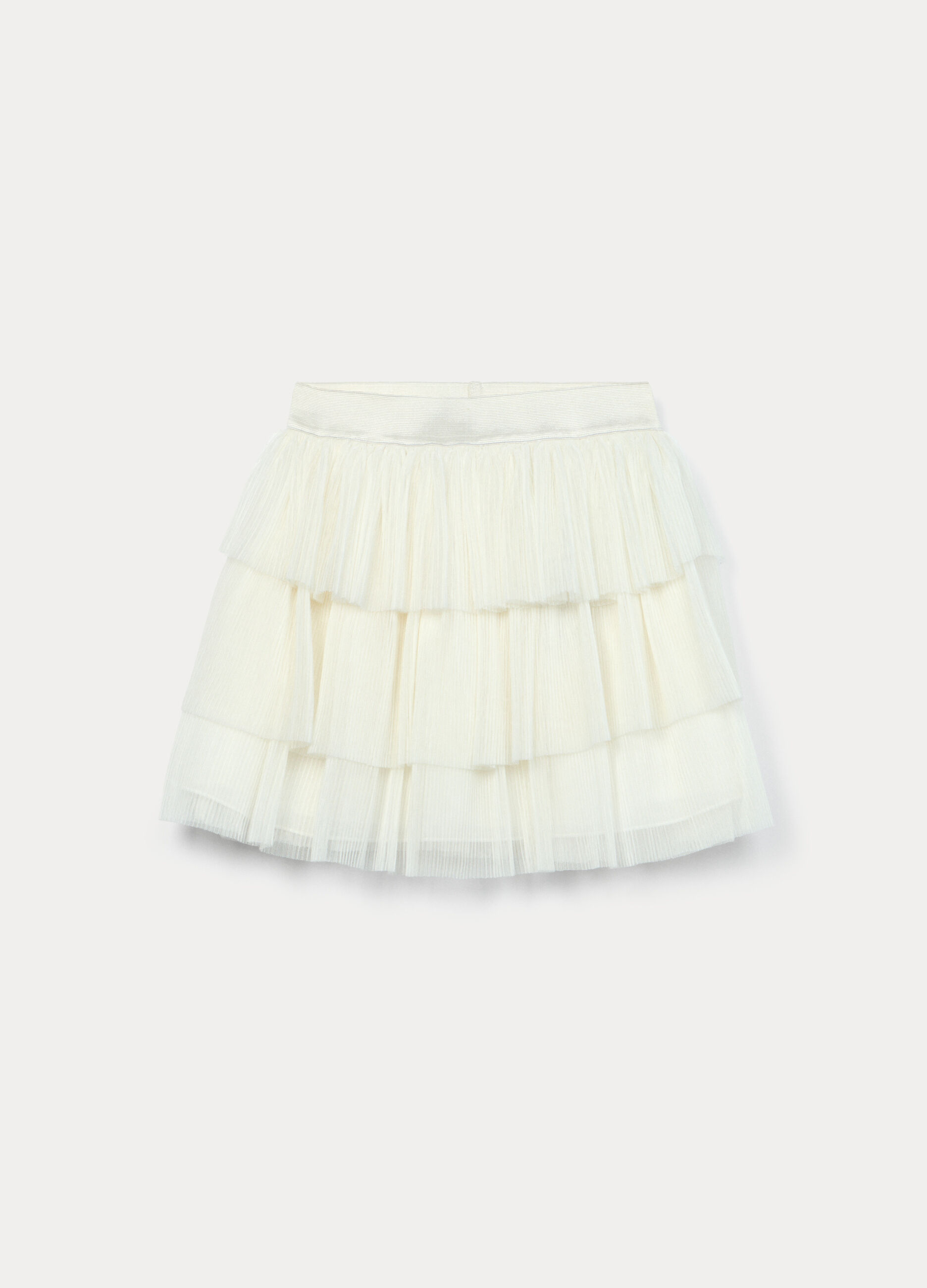 Gonna pliss&eacute; a balze ragazza_1