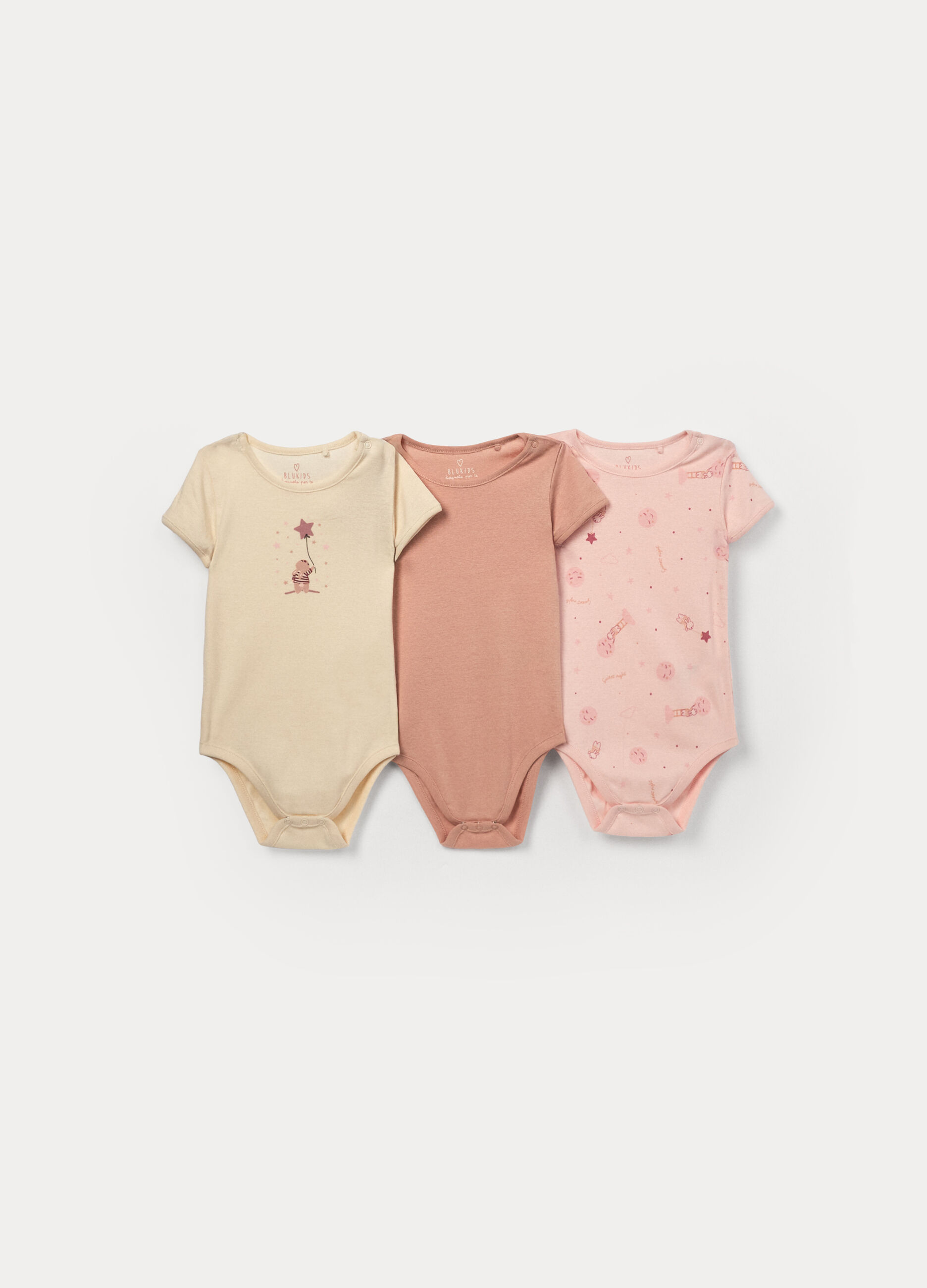 Pack 3 body in puro cotone _0