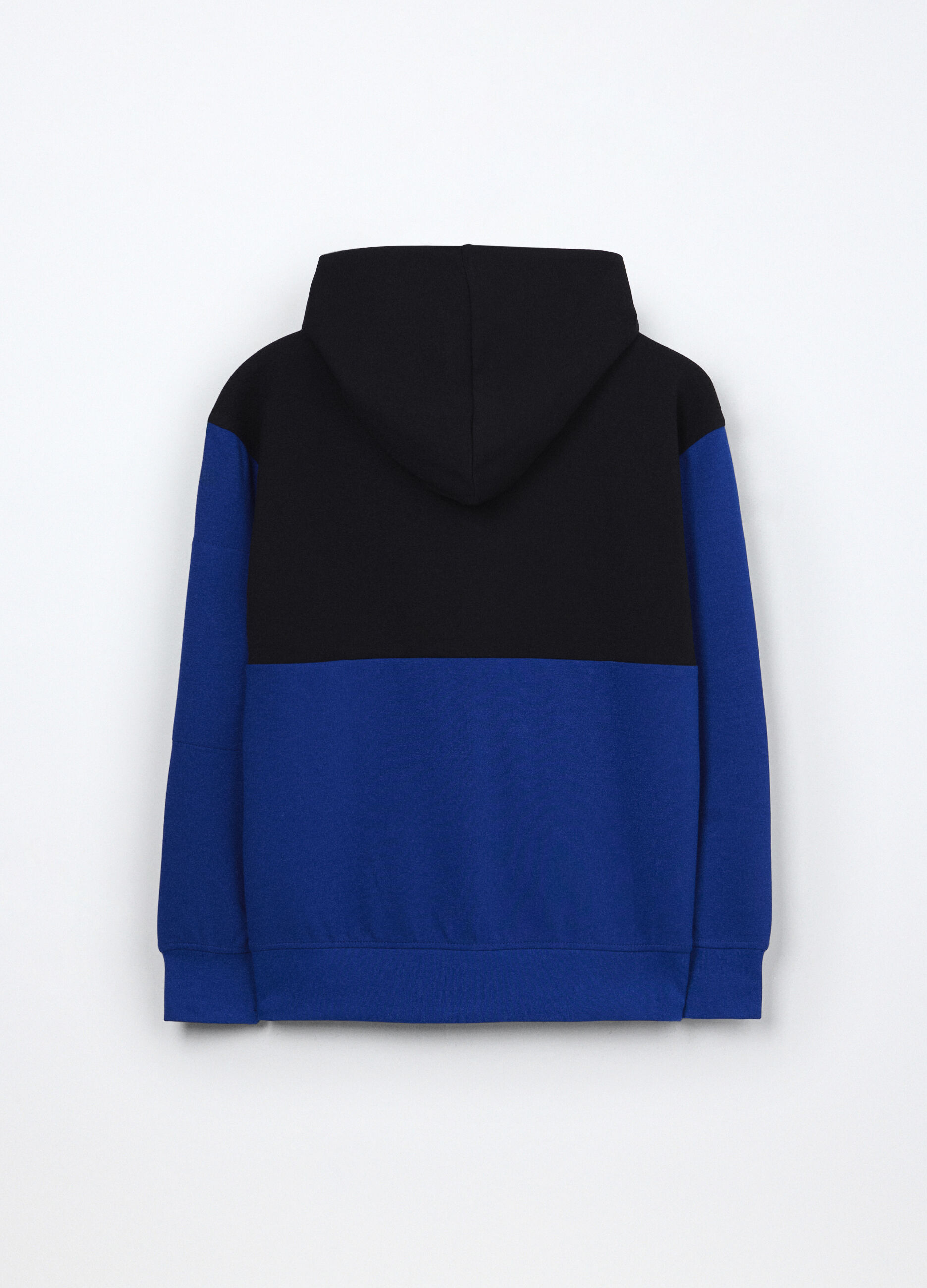 Felpa full zip misto cotone ragazzo_1