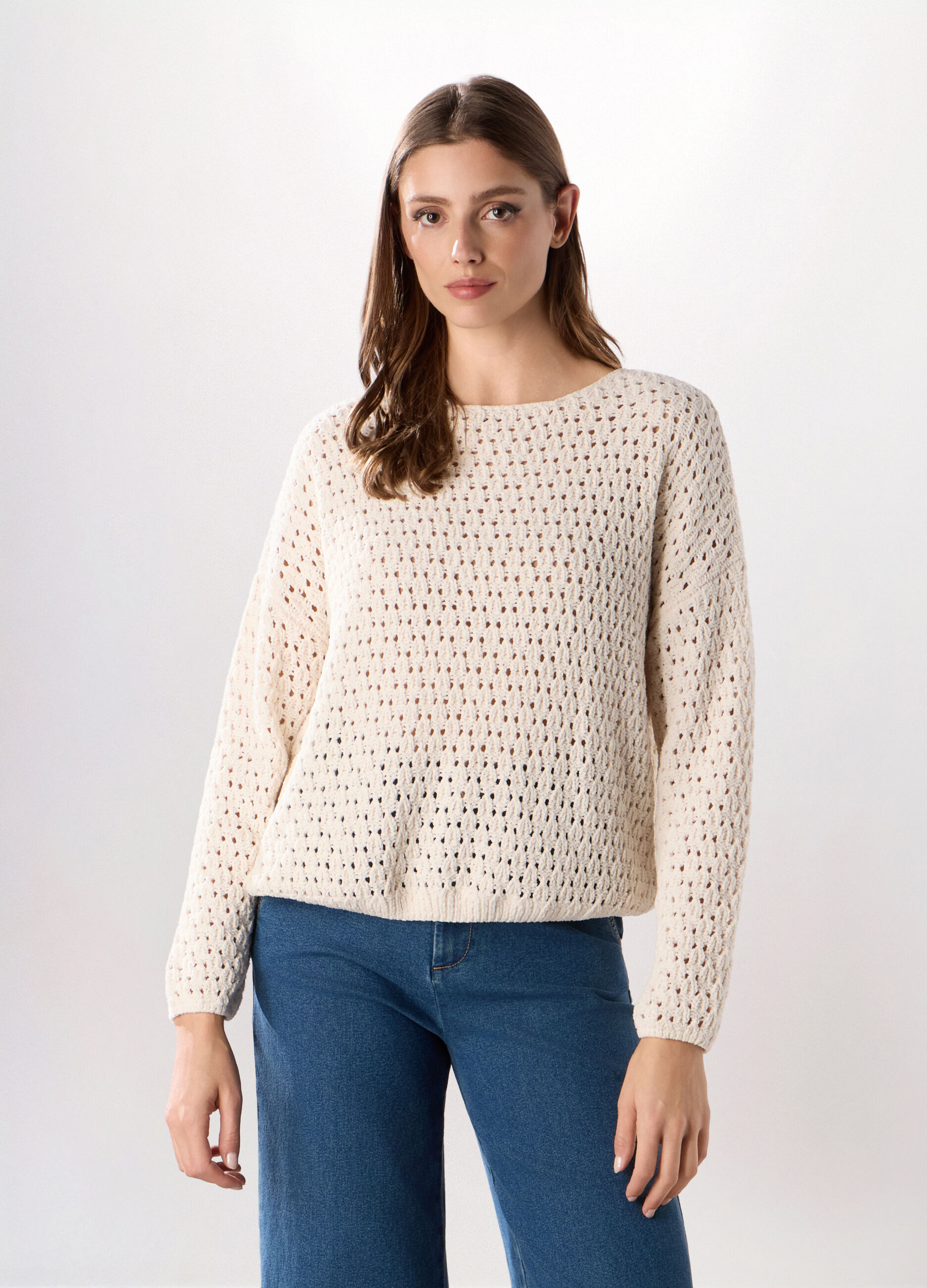 Tricot in ciniglia donna_0