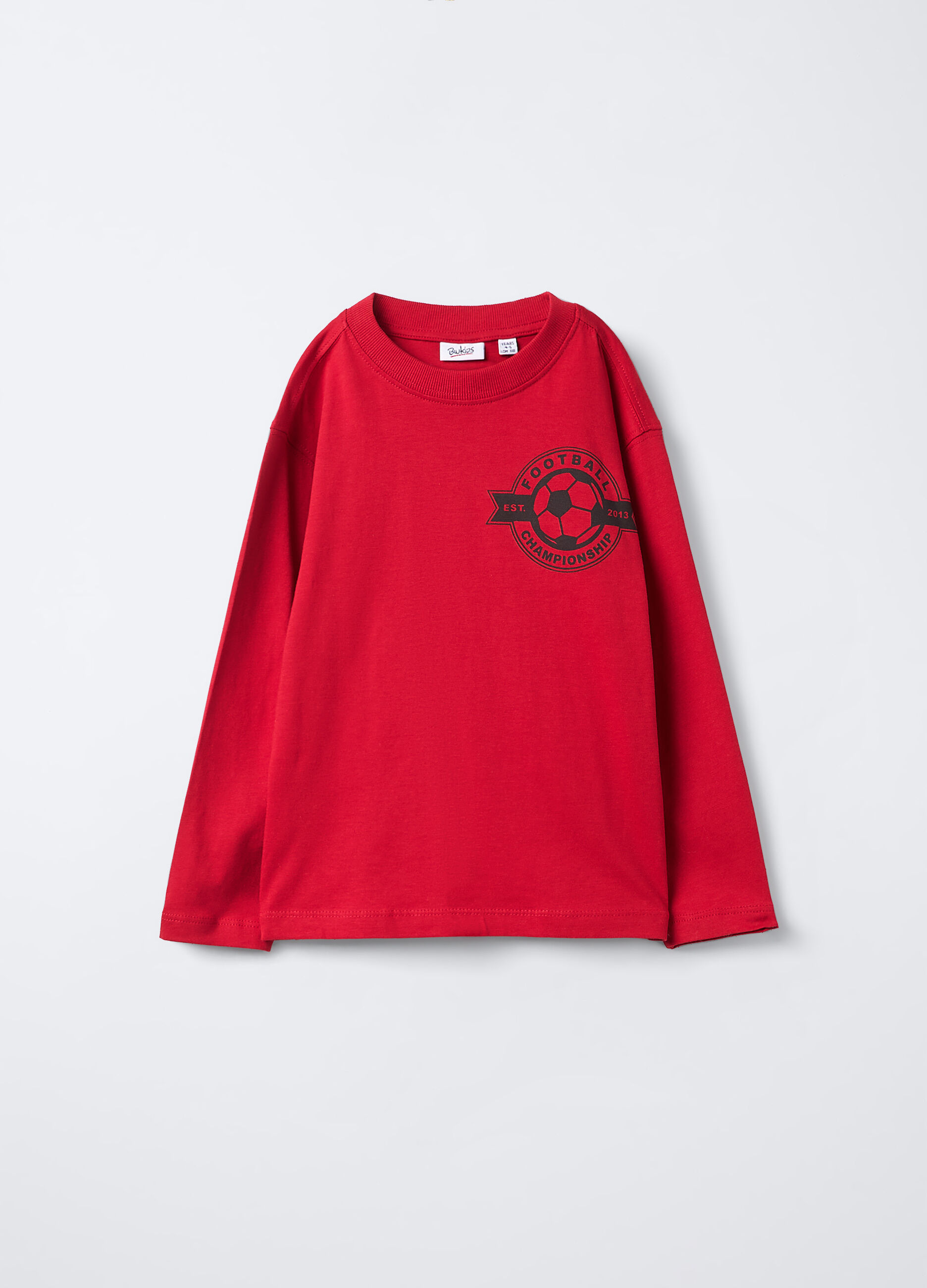 T-shirt in jersey di puro cotone bambino_0