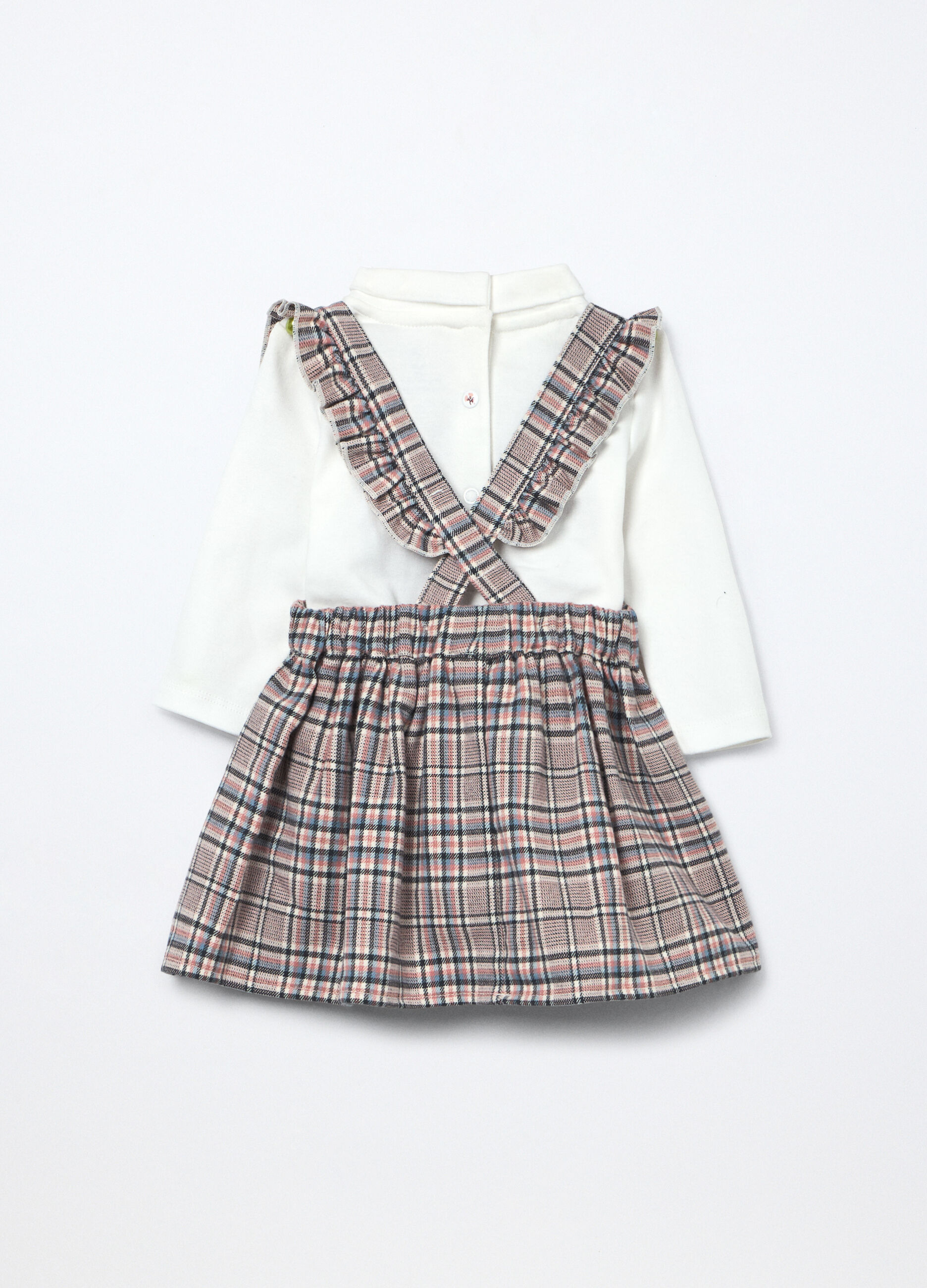 Set con gonna e t-shirt a maniche lunghe neonata_1