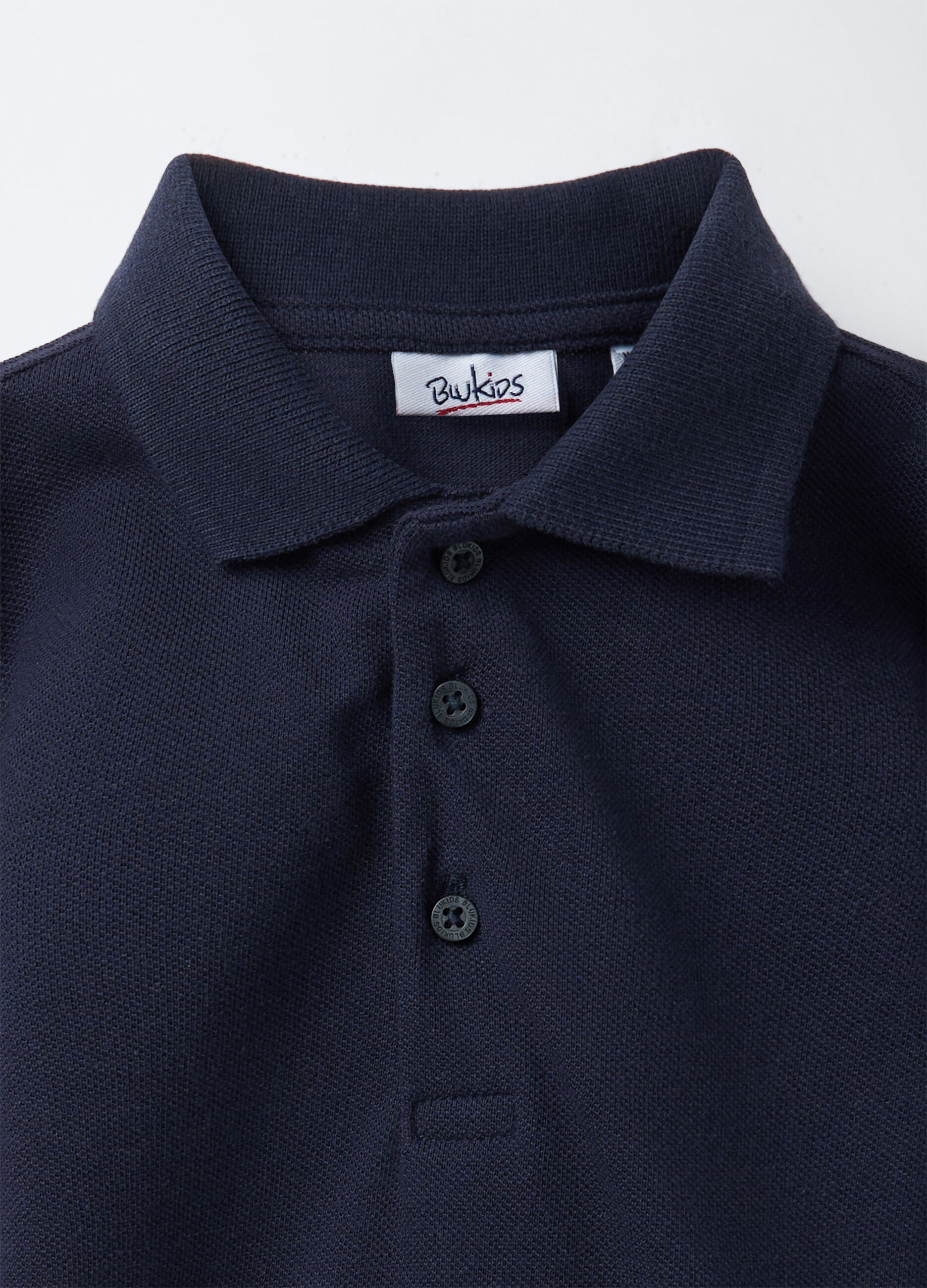 Polo in puro cotone Piquet bimbo_2