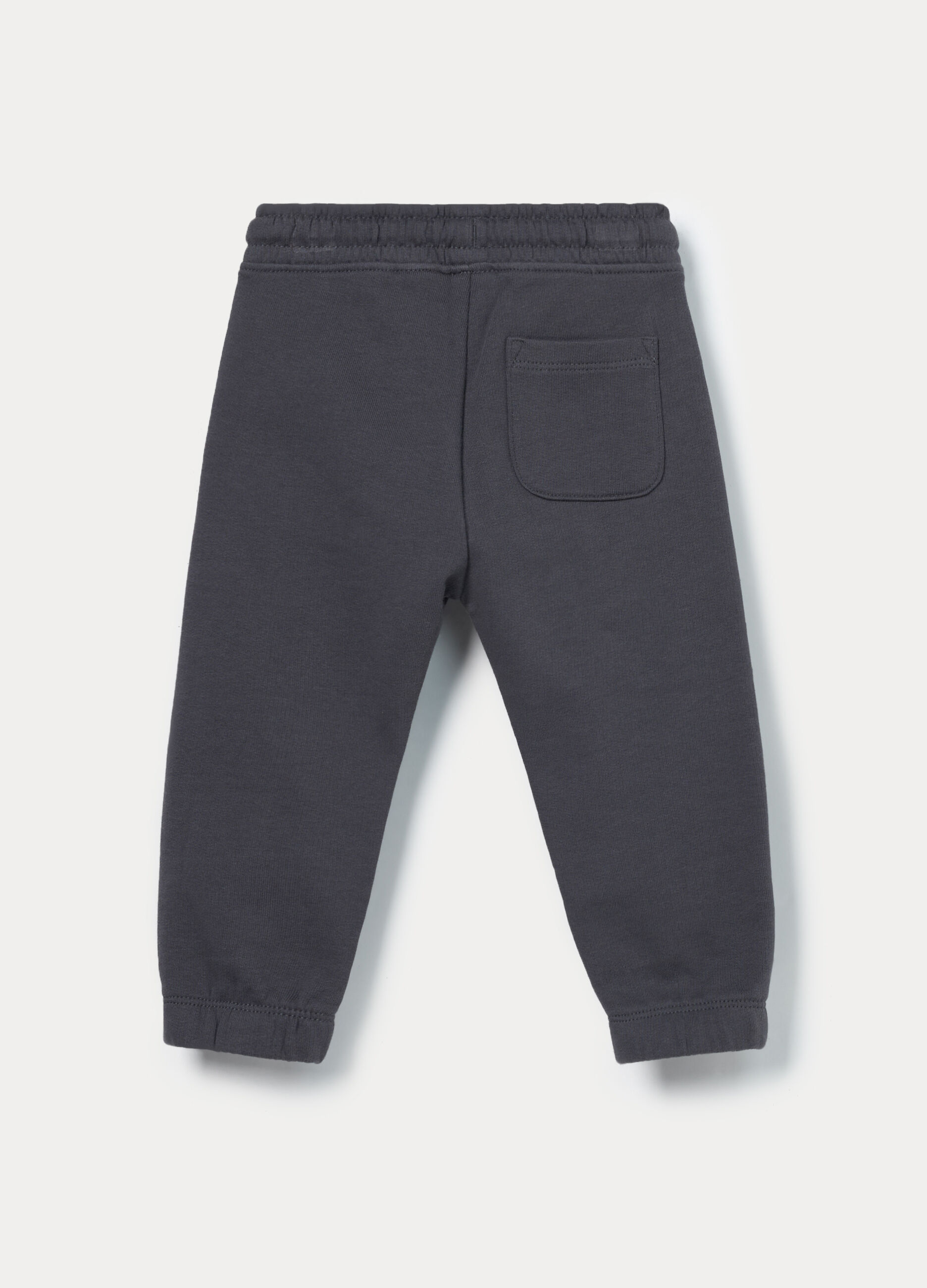 Jogger in french terry di puro cotone bimbo_1