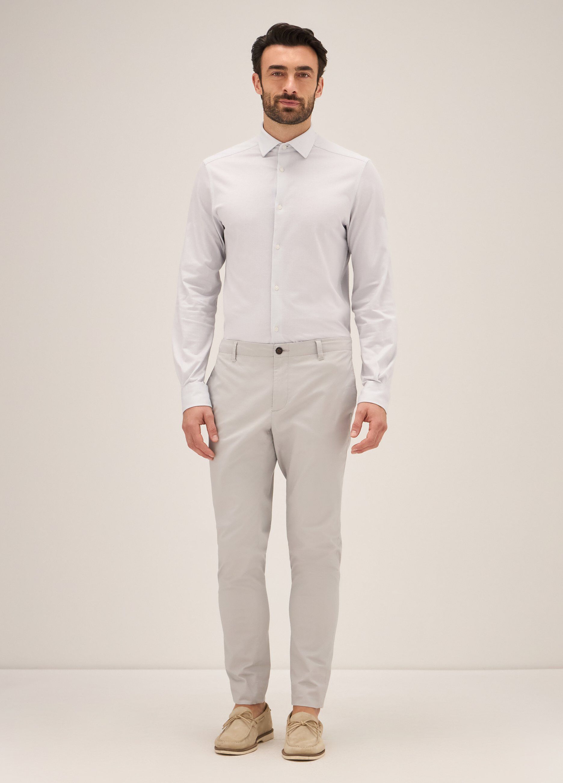 Pantaloni Rumford in cotone stretch uomo_0