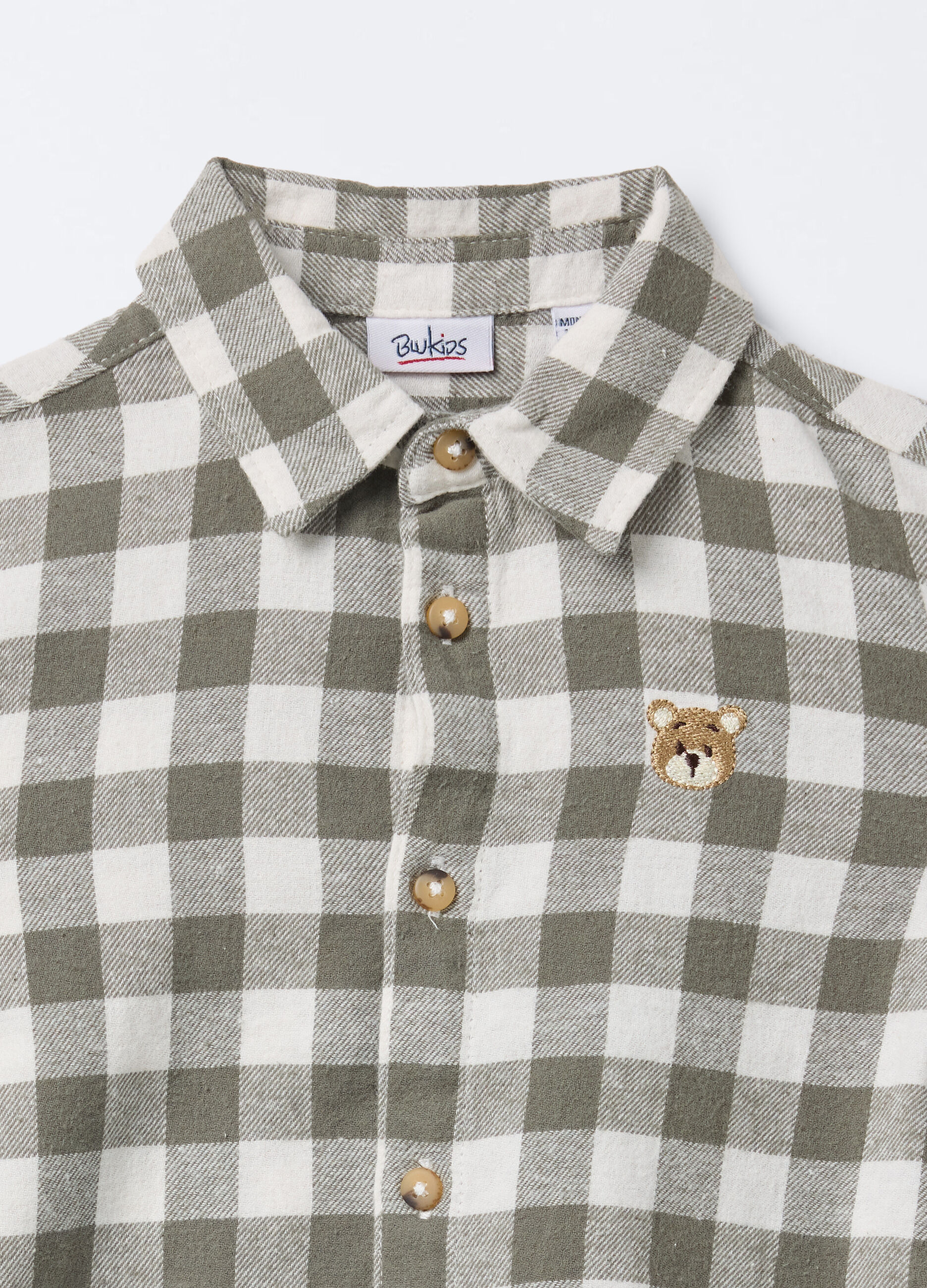 Camicia in puro cotone con colletto alla francese bimbo_2