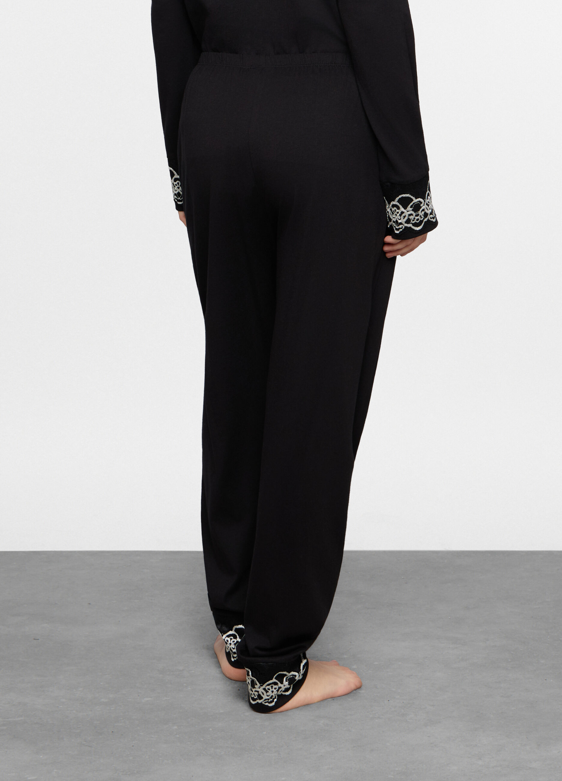 Pantaloni pigiama in jersey donna_1