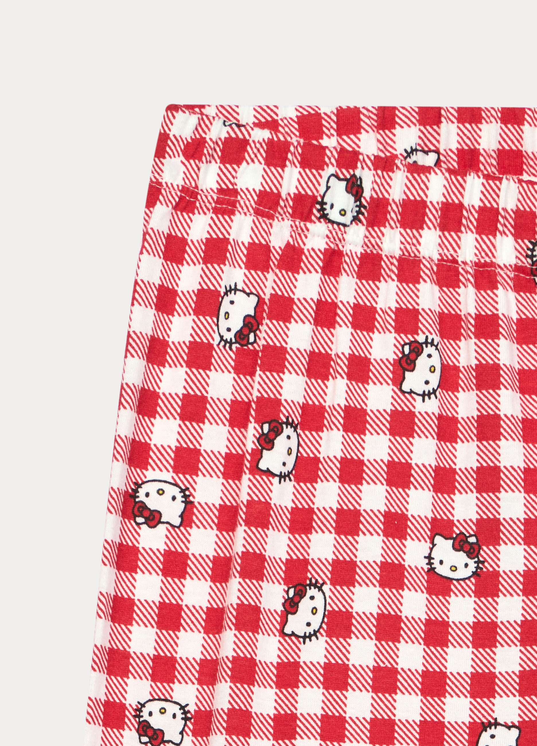 Set pigiama lungo Hello Kitty in jersey di puro cotone bambina_3