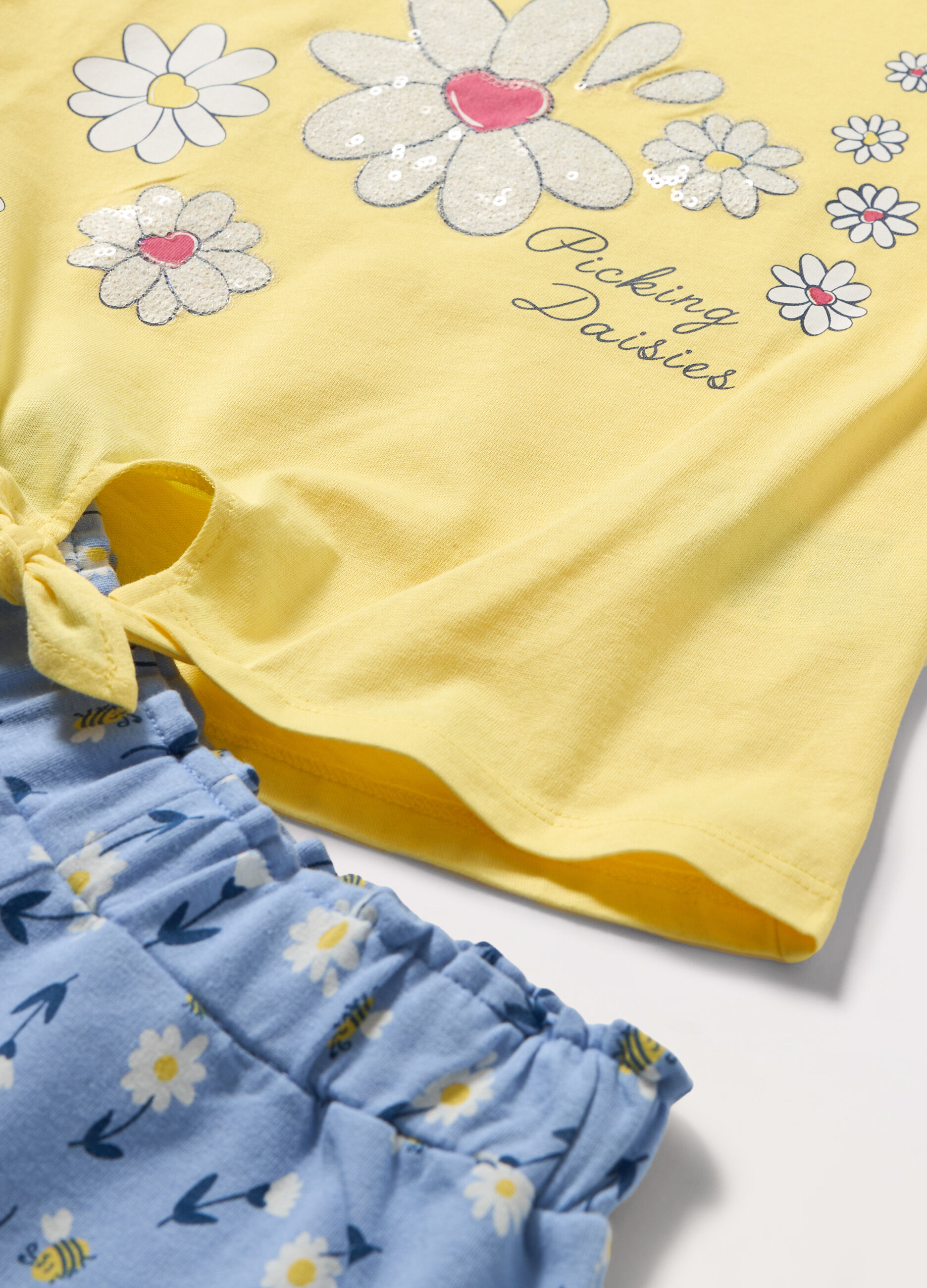 Jogging set in cotone jersey bambina_1