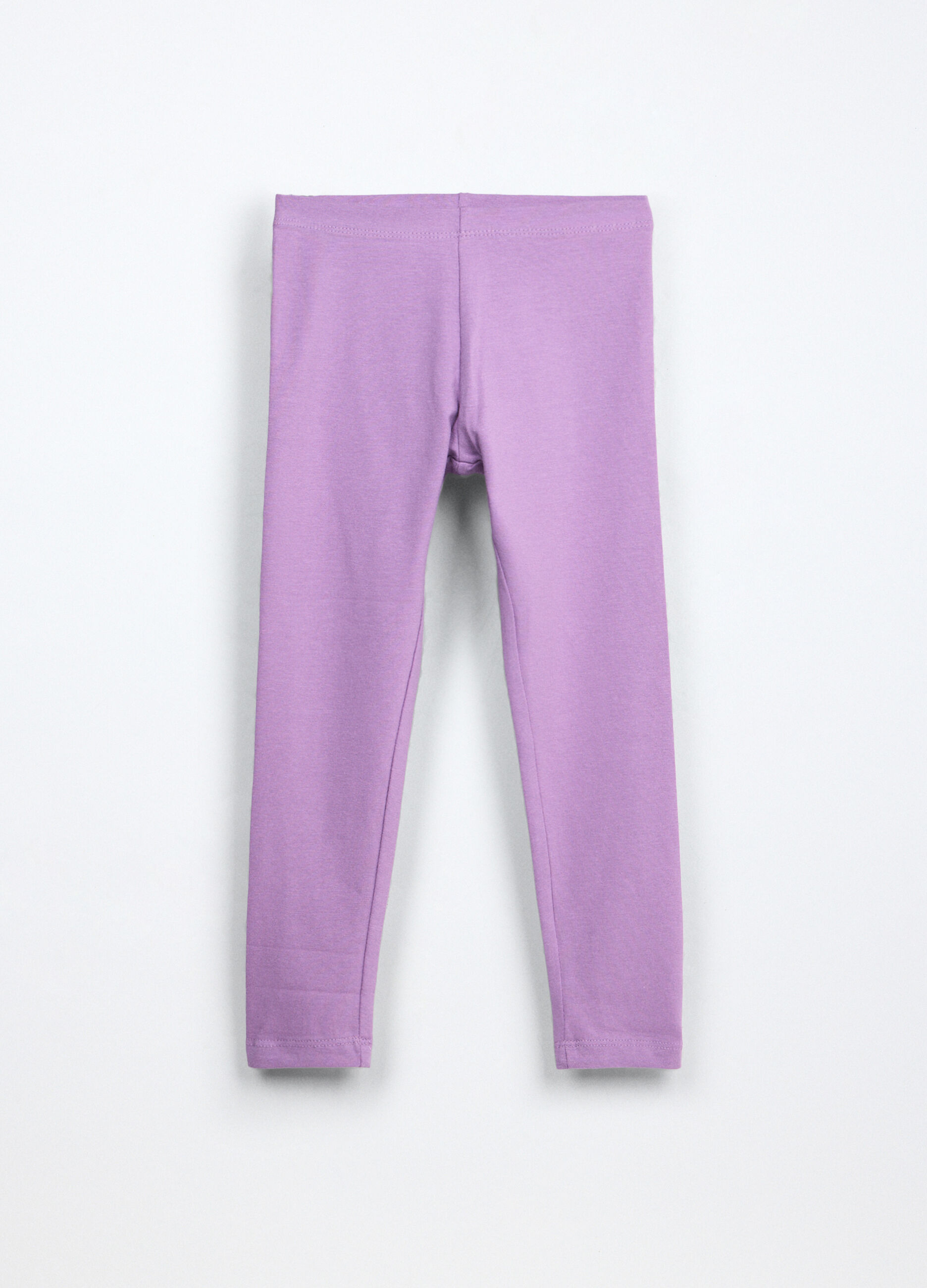 Leggings in cotone stretch bambina_1