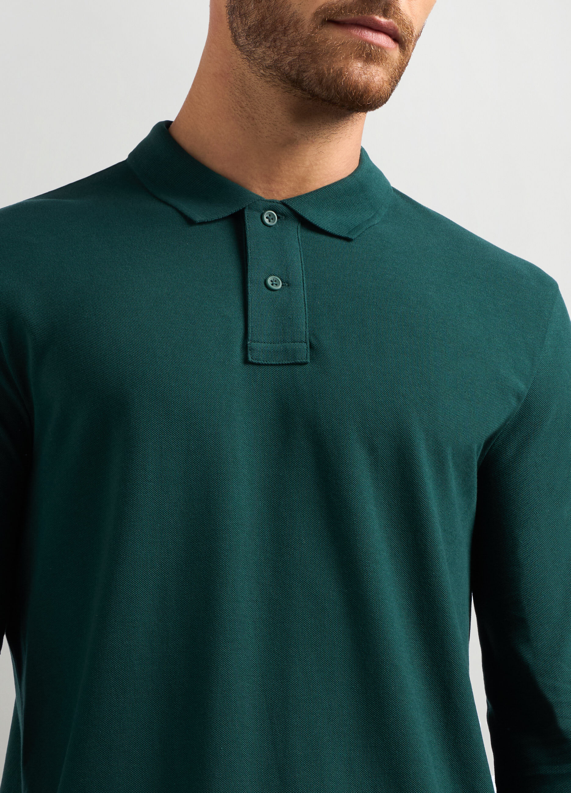 Polo in piquet di cotone uomo_2