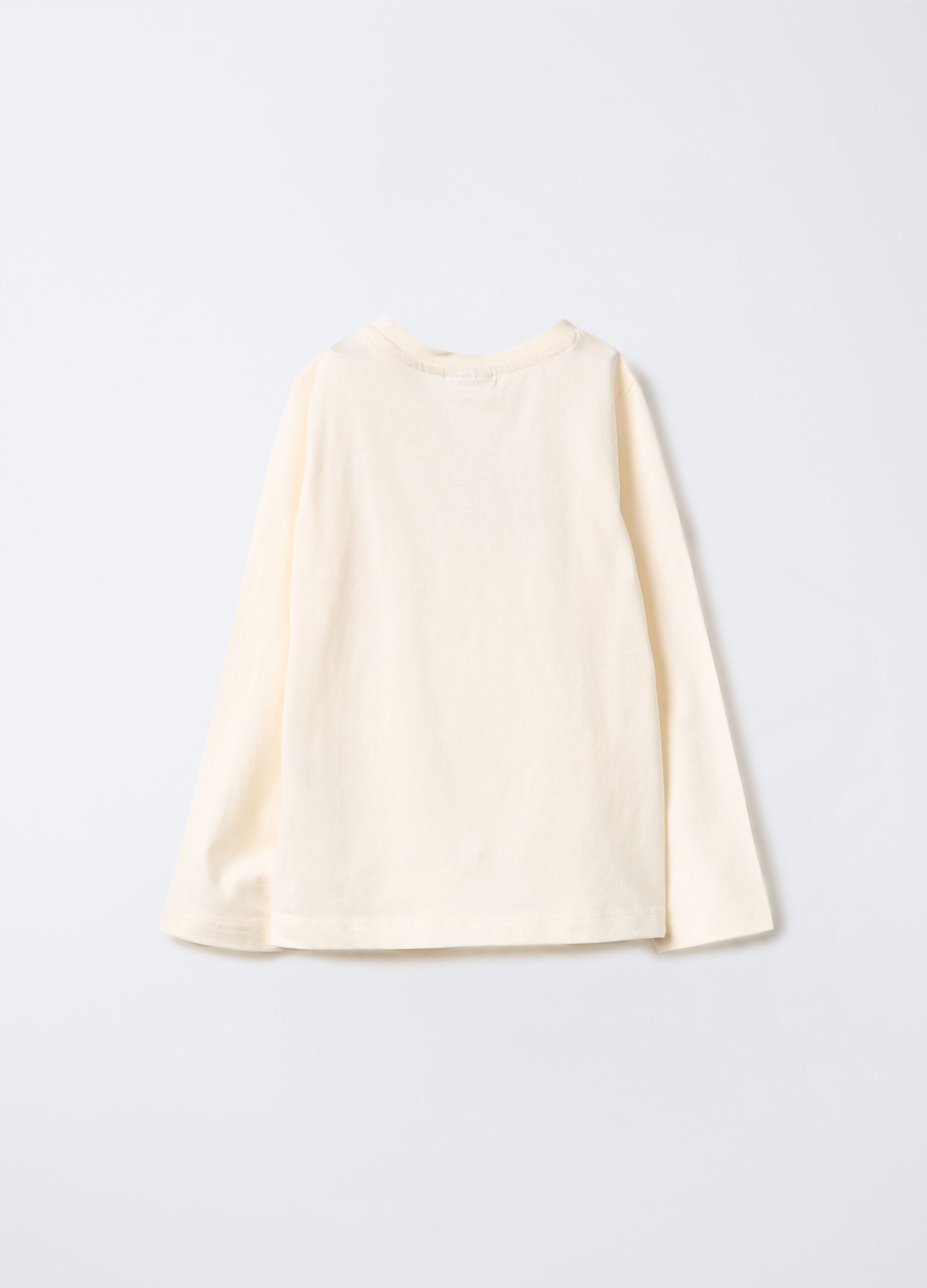 T-shirt in jersey di puro cotone bambina_1