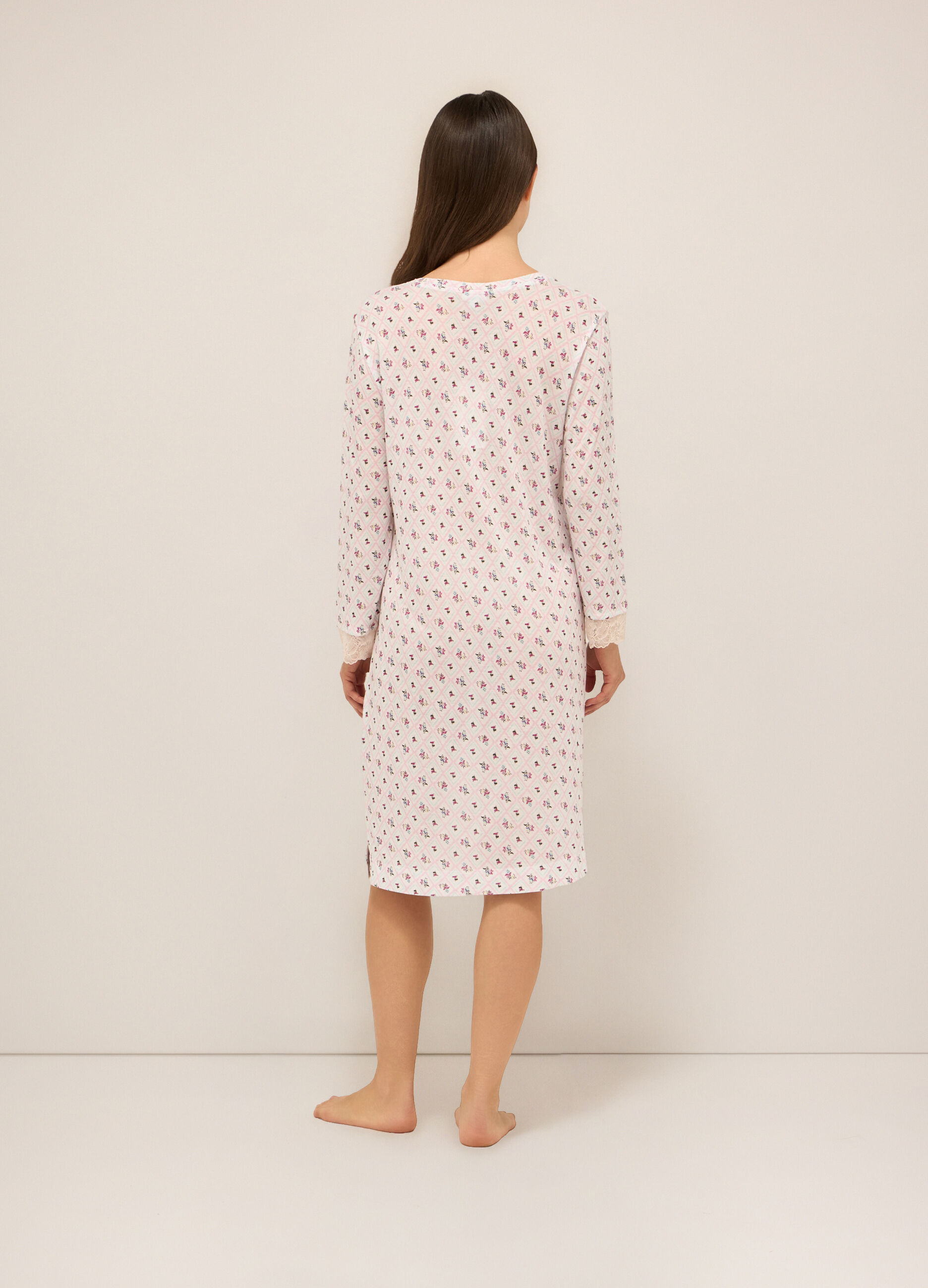 Camicia da notte in pura viscosa donna