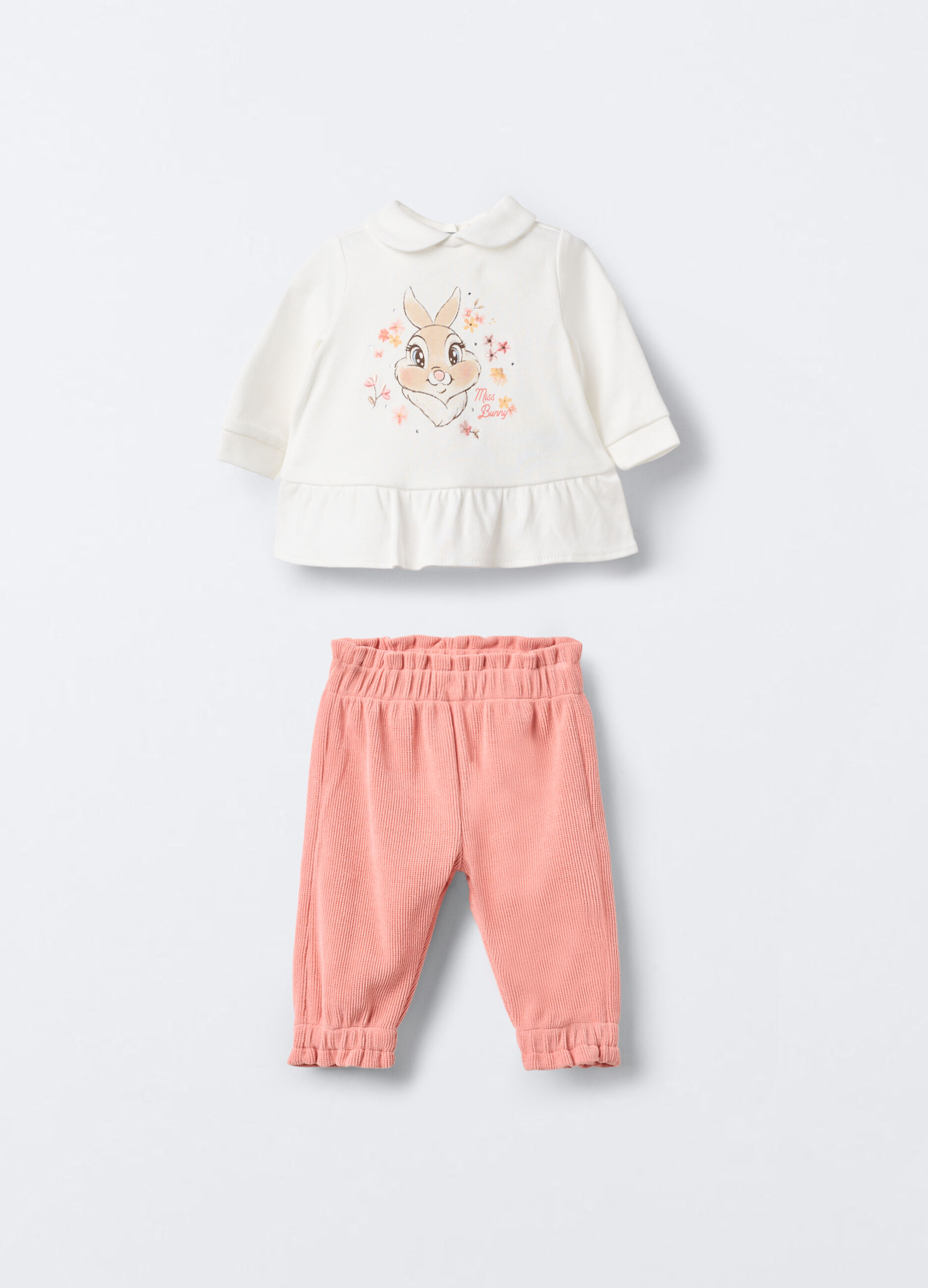 Set Disney in interlock di puro cotone neonata_0