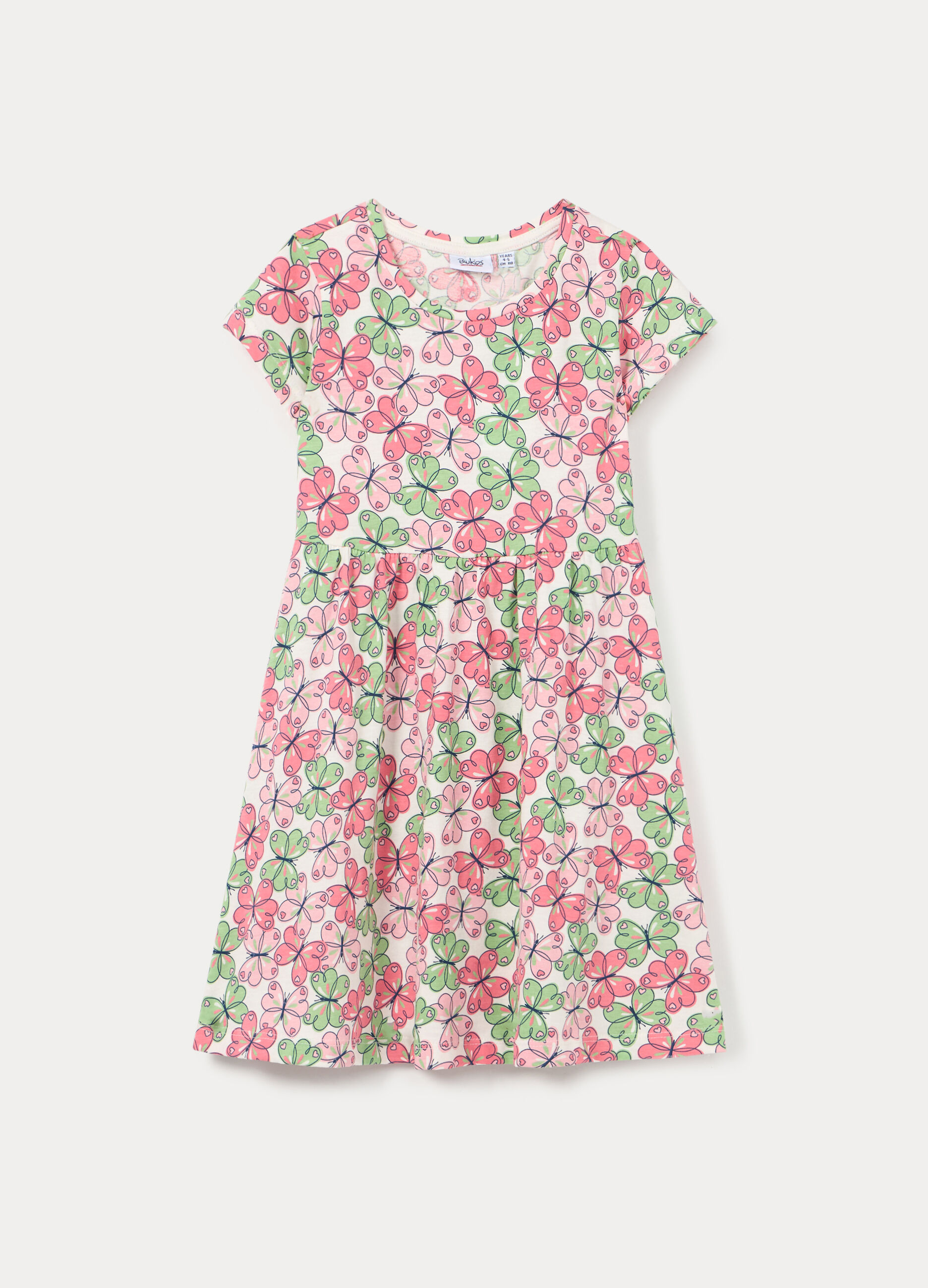 Vestito in jersey di puro cotone bambina_0