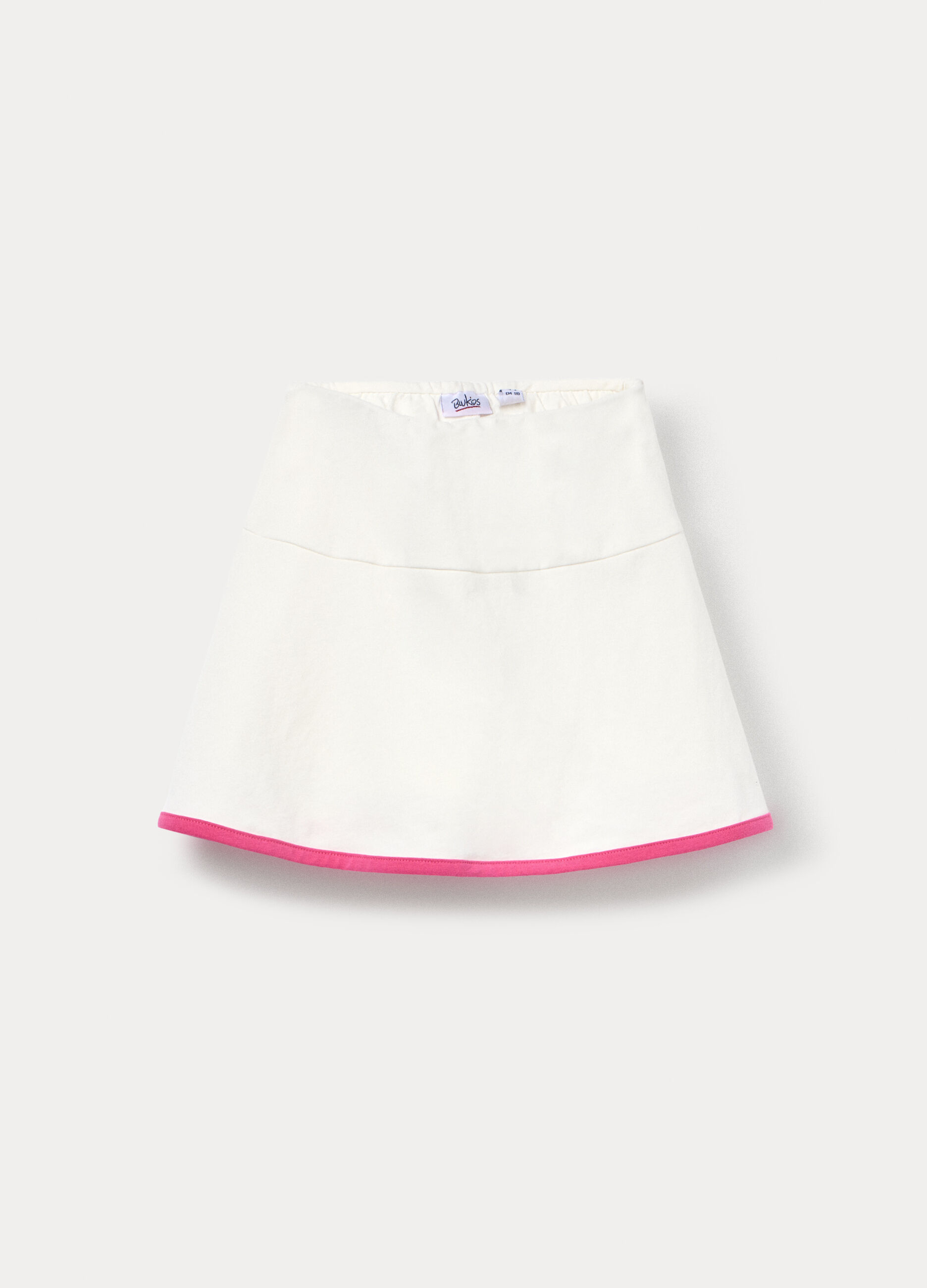 Gonna corta in jersey di cotone stretch bambina_0