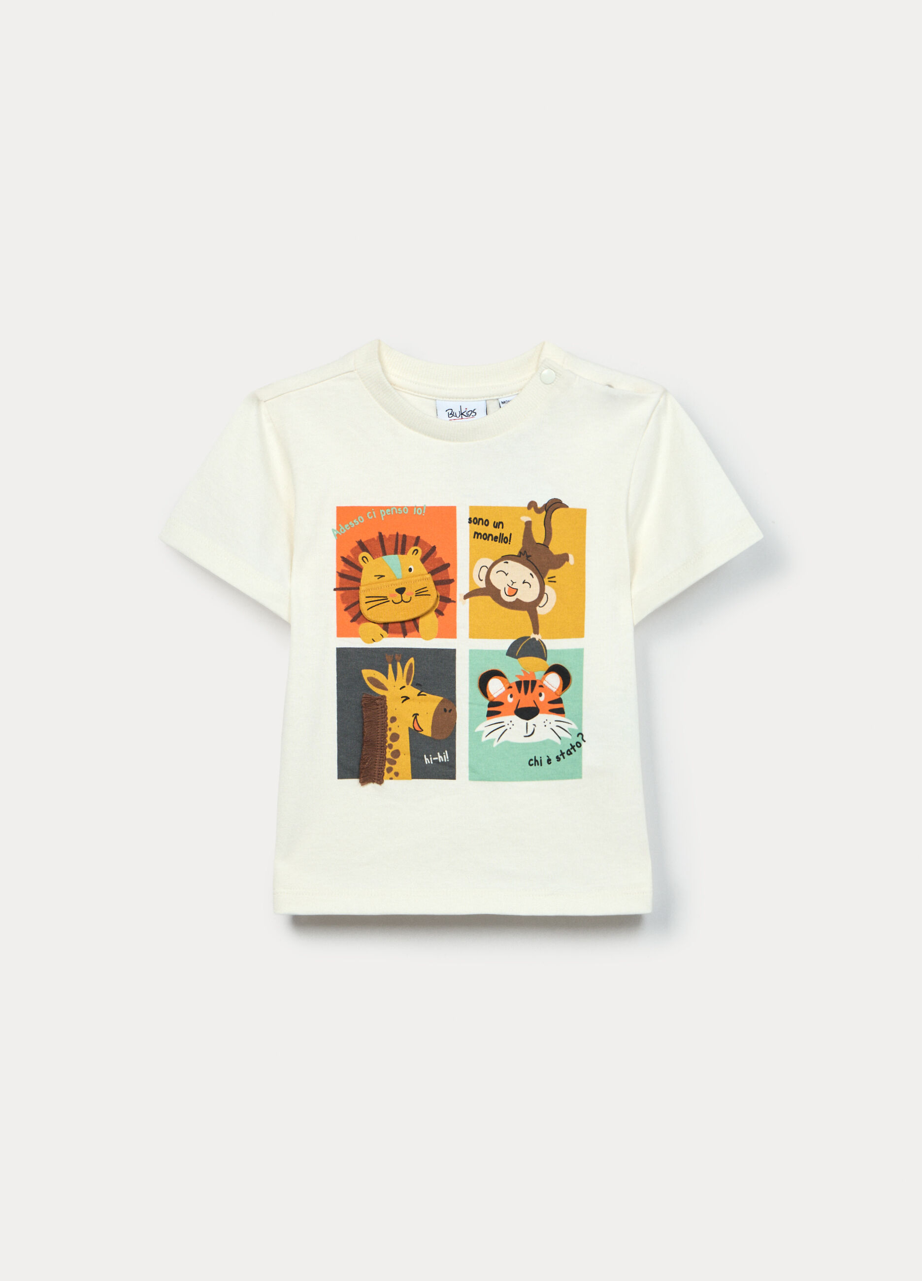T-shirt in jersey di puro cotone bimbo_0