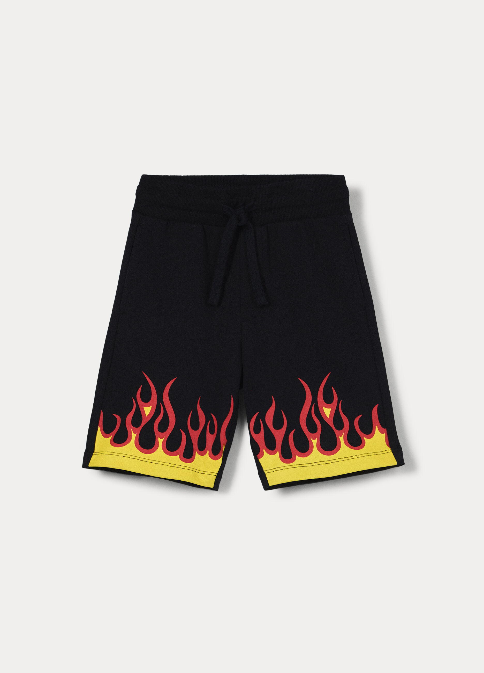 Bermuda in french terry di puro cotone bambino_0