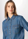 Camicia in denim di puro cotone donna_2