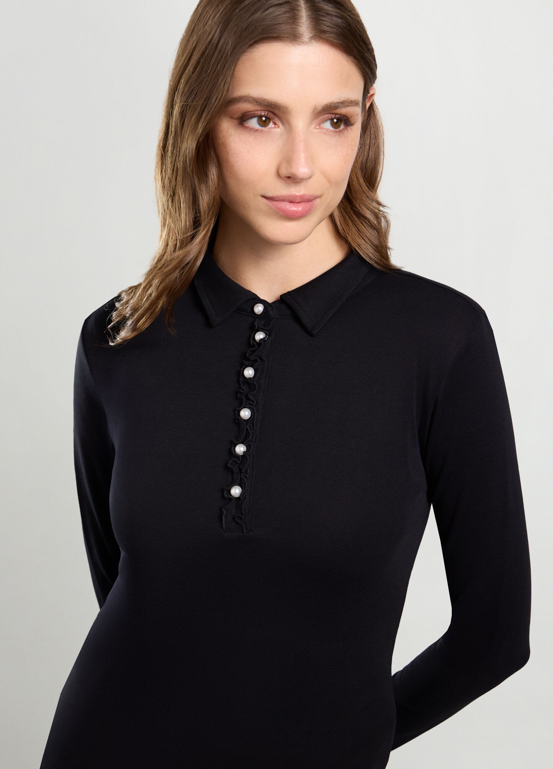 Polo in puro cotone donna_2