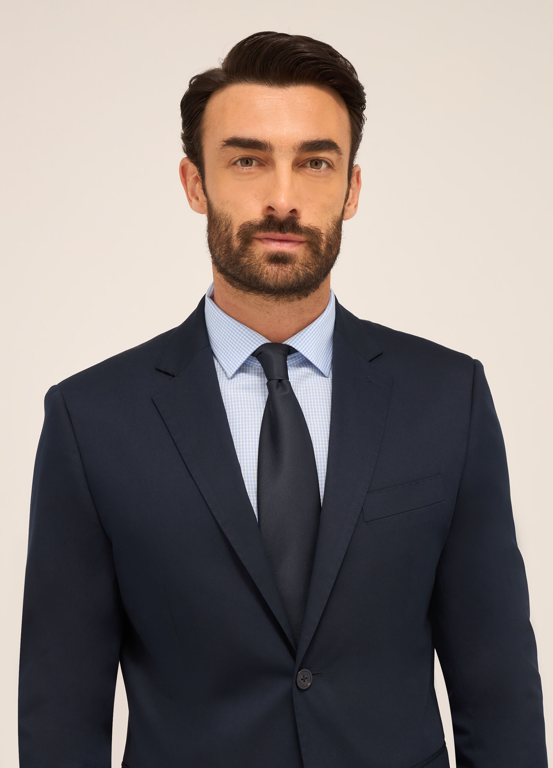 Blazer in tessuto stretch uomo