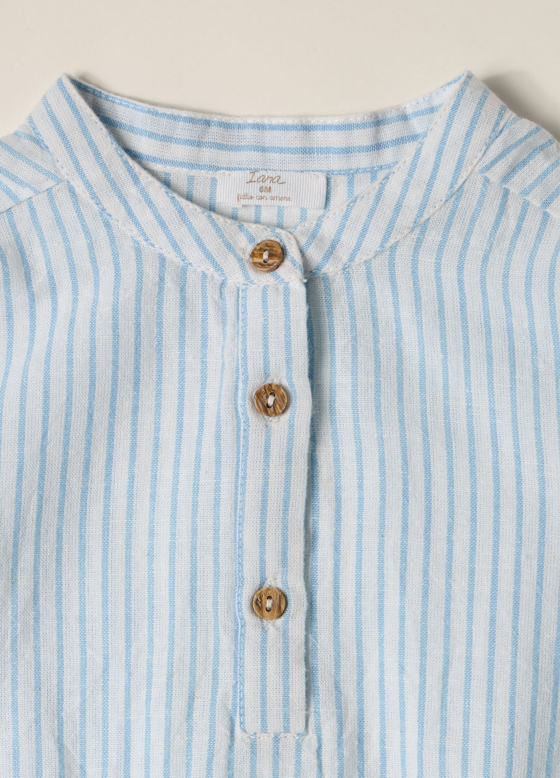 Body camicia misto lino IANA neonato