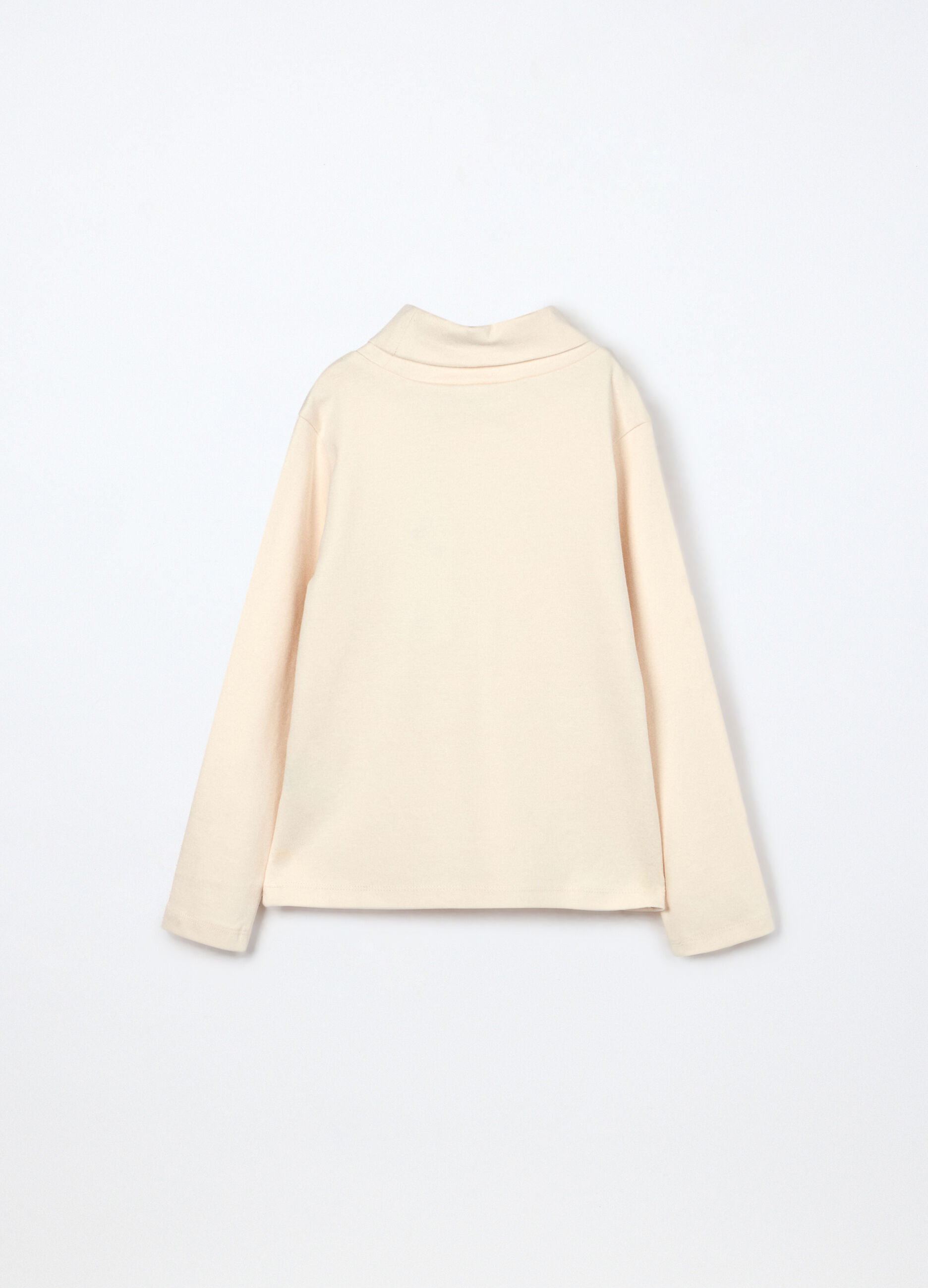 Lupetto in interlock di puro cotone bambina_1