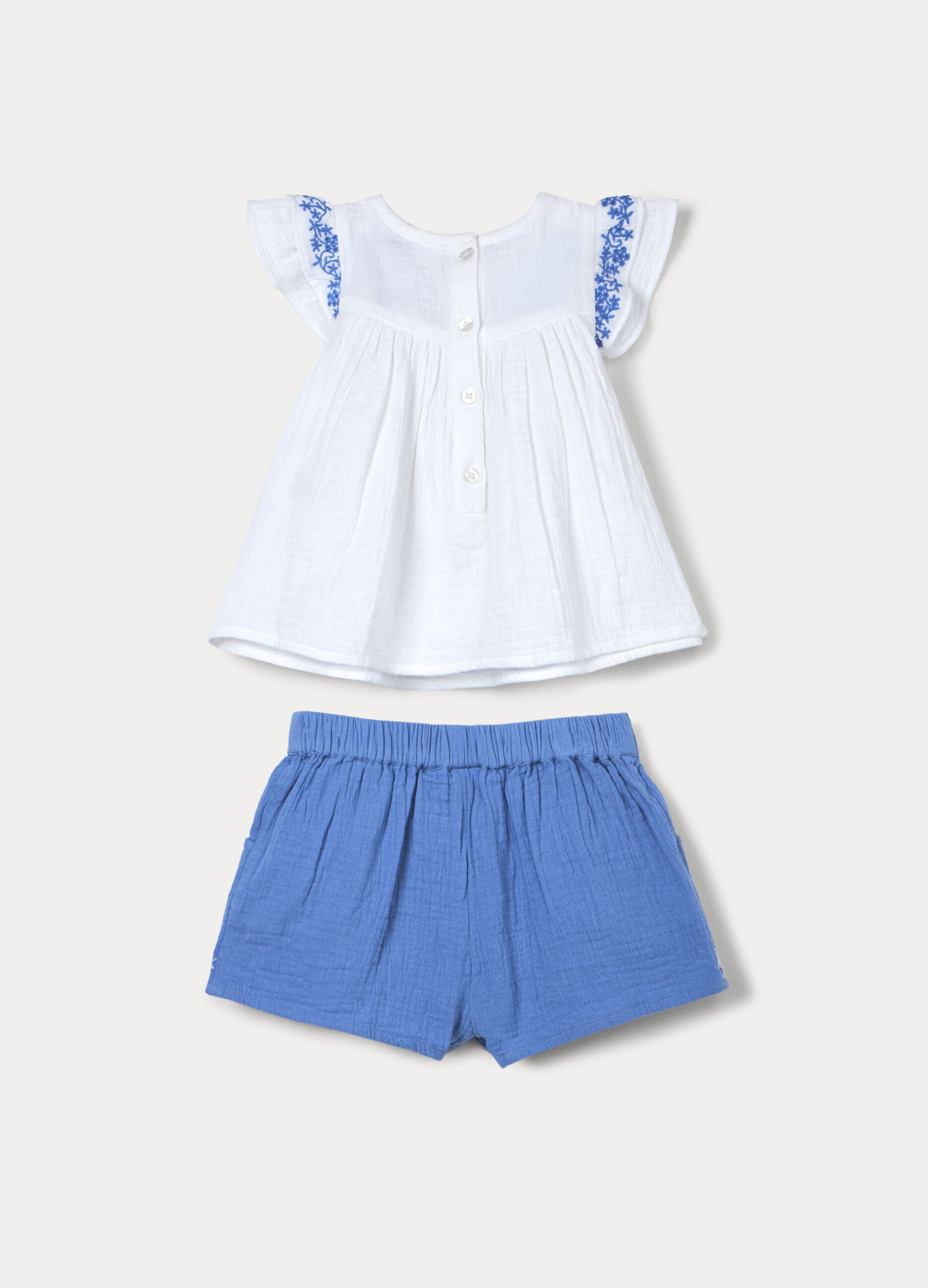 Jogging set in puro cotone bimba_1