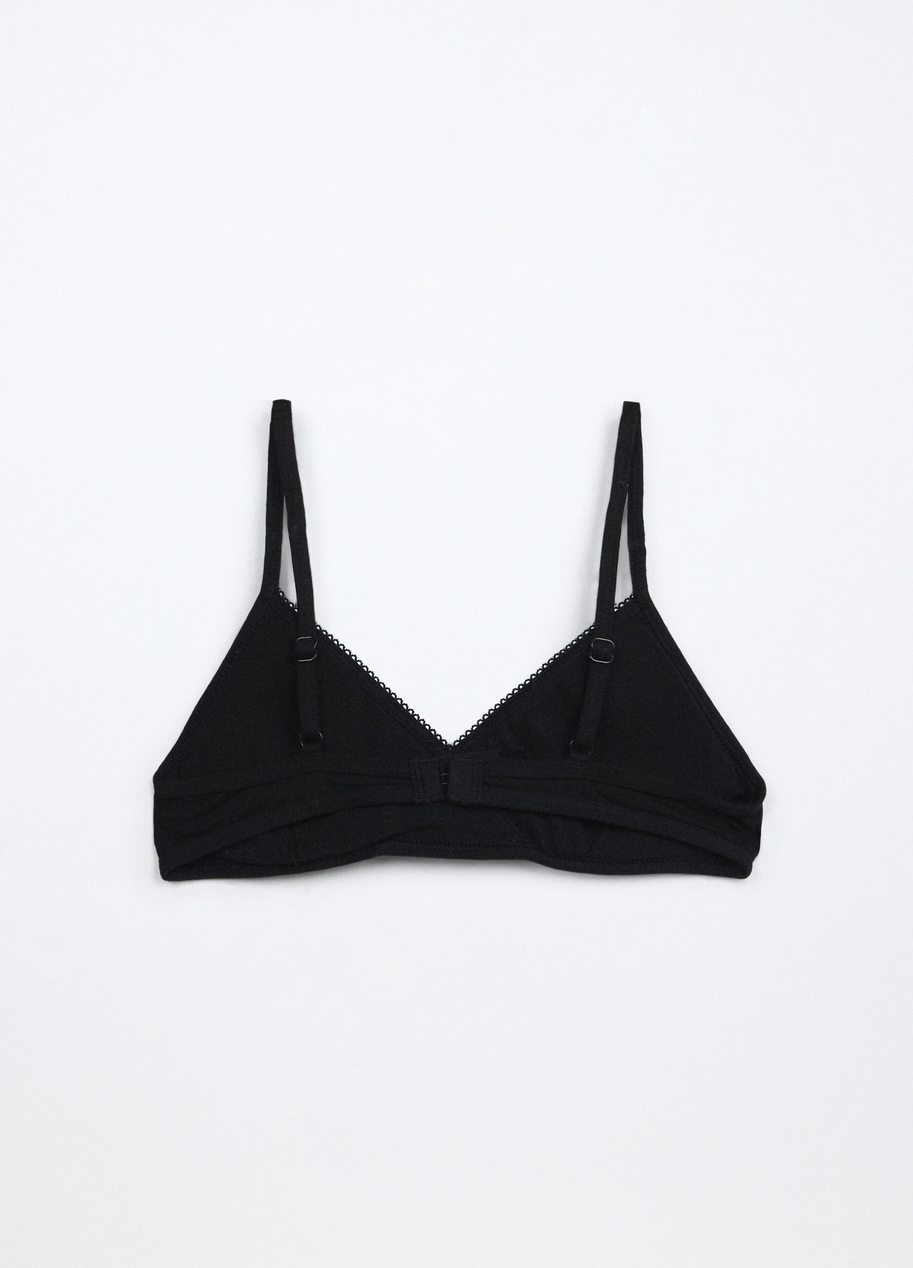 Reggiseno a triangolo in jersey di cotone stretch ragazza_1