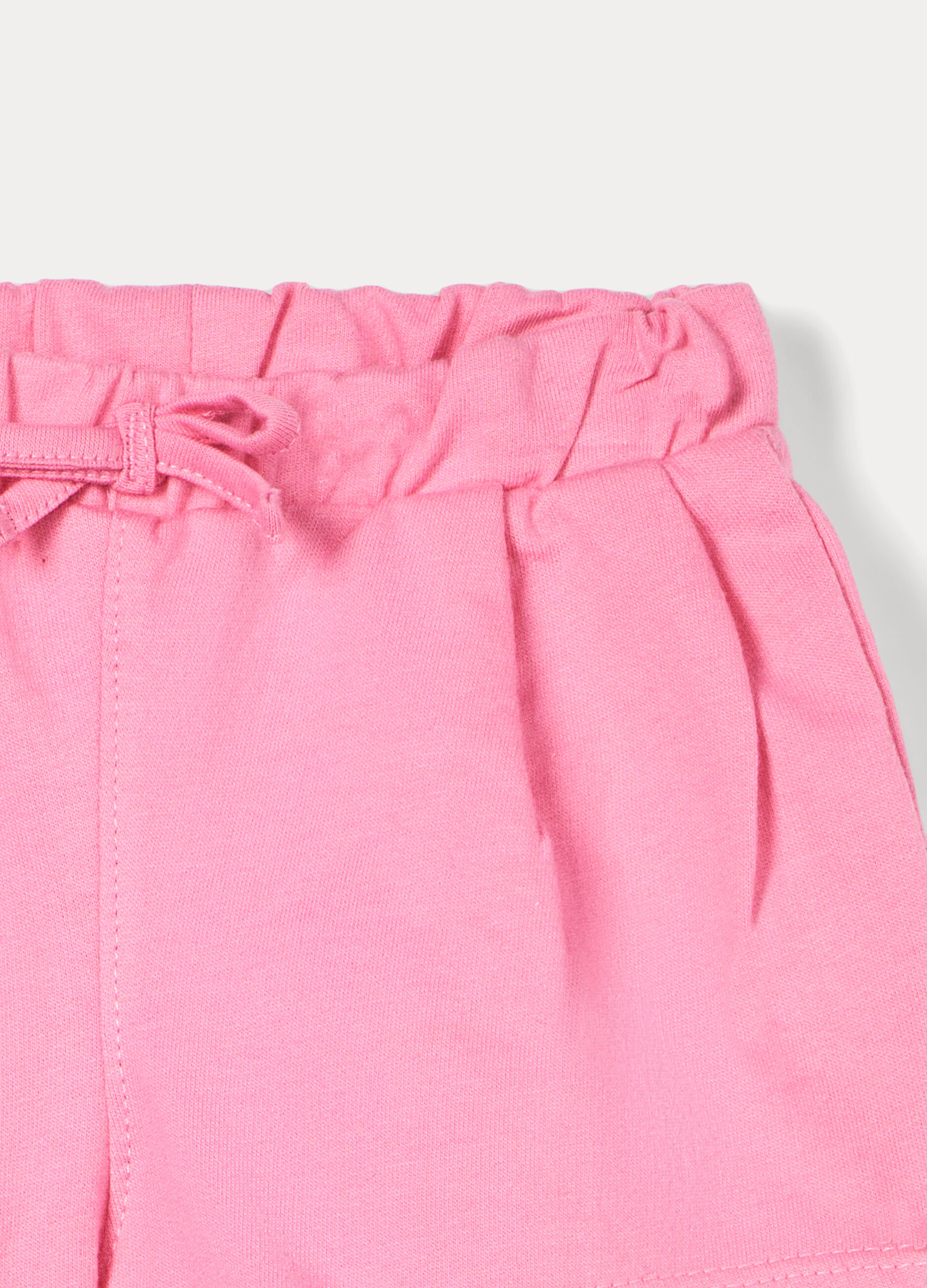 Short in french terry di puro cotone bimba_2