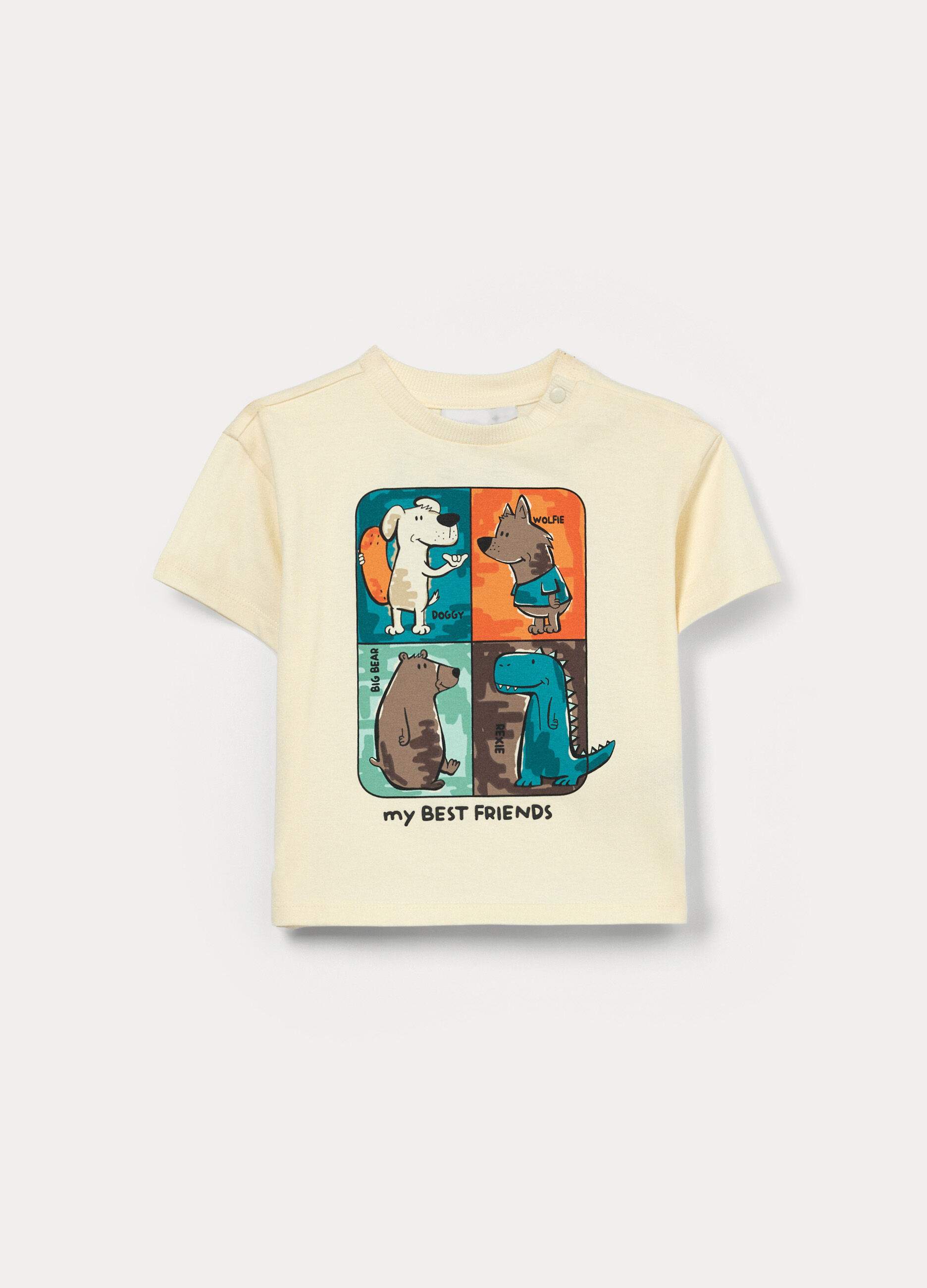 T-shirt in jersey di puro cotone bimbo_0